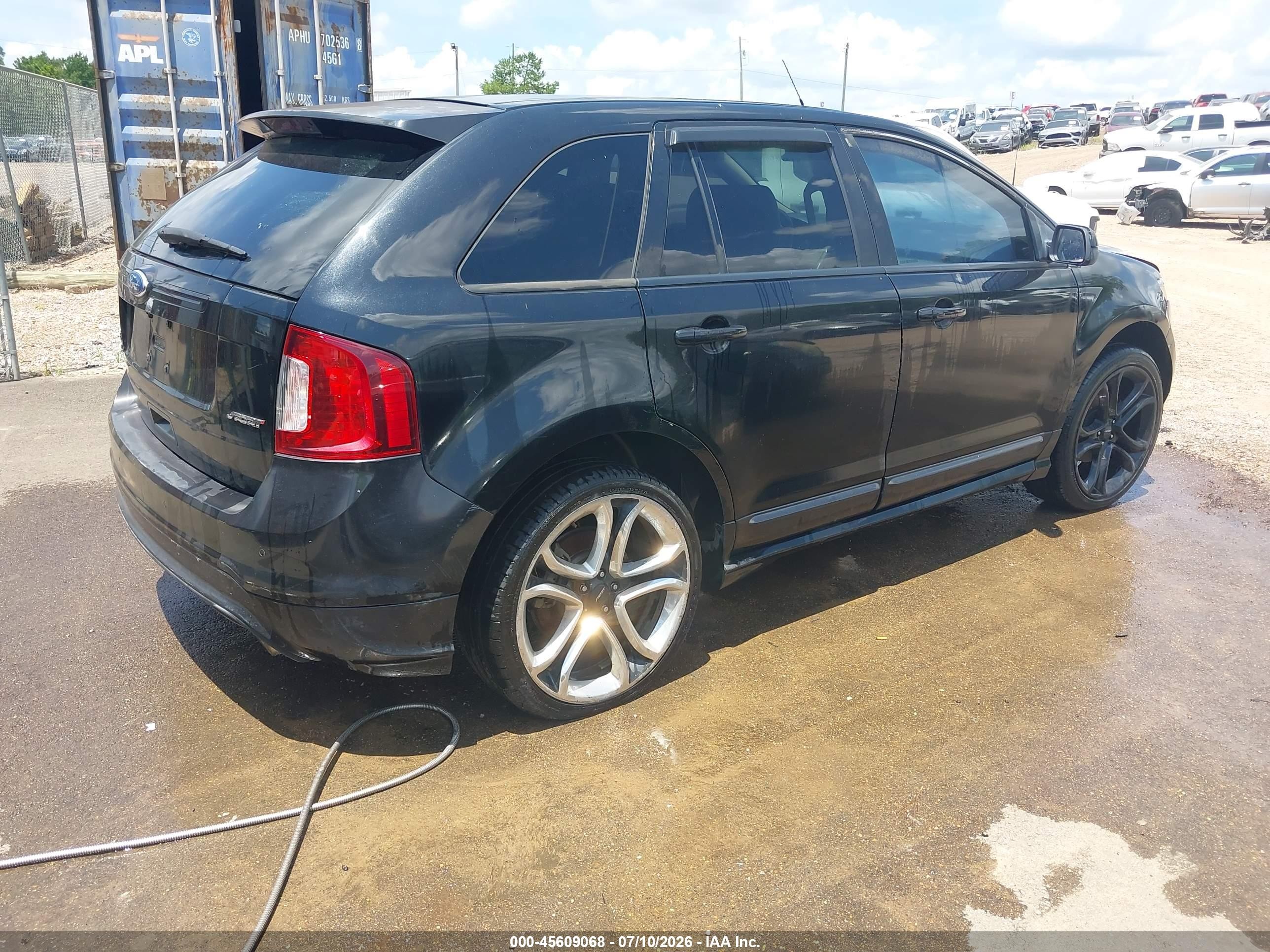 2011 Ford Edge Sport Black vin: 2FMDK3AK6BBB34893