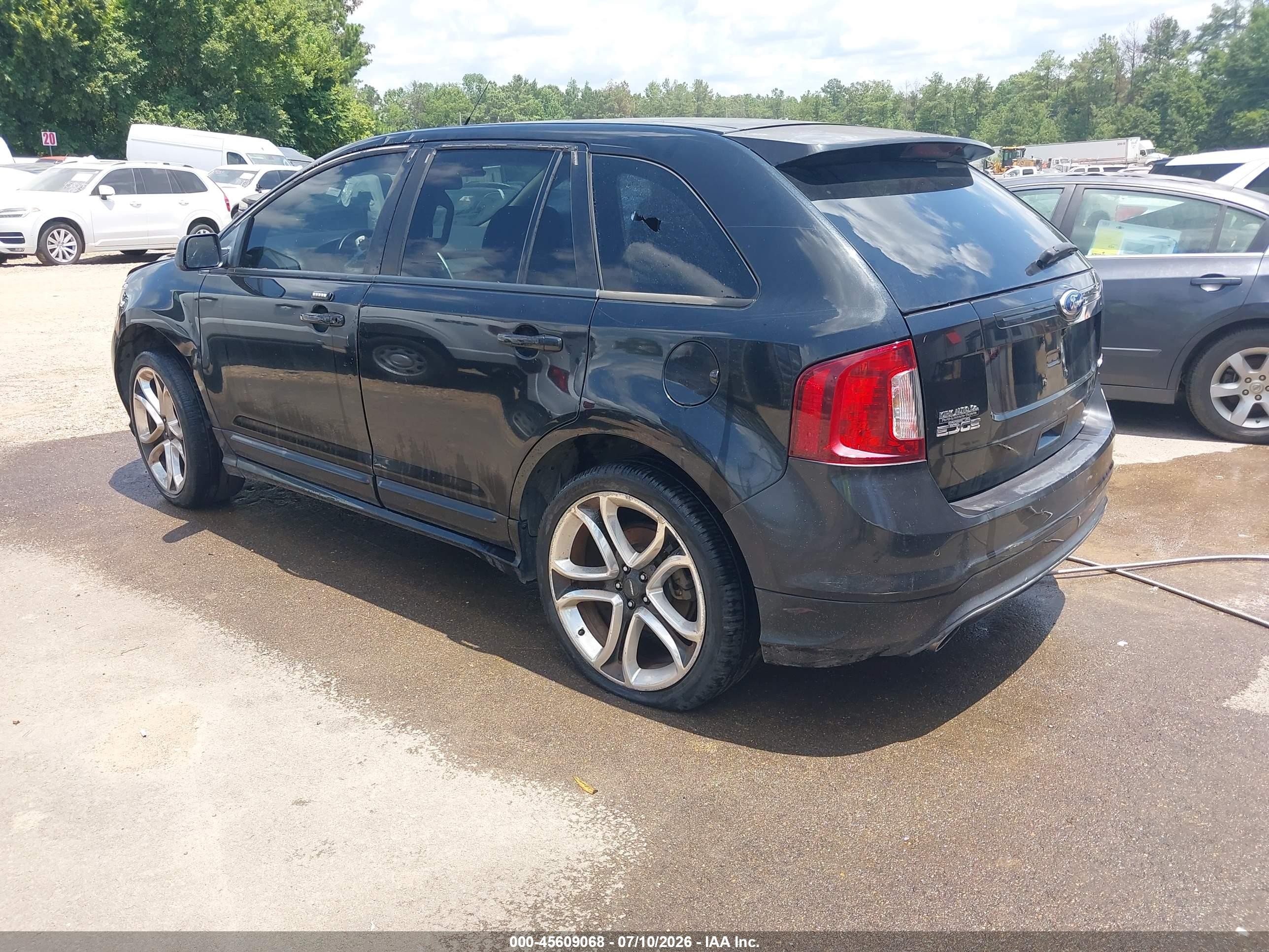 2011 Ford Edge Sport Black vin: 2FMDK3AK6BBB34893