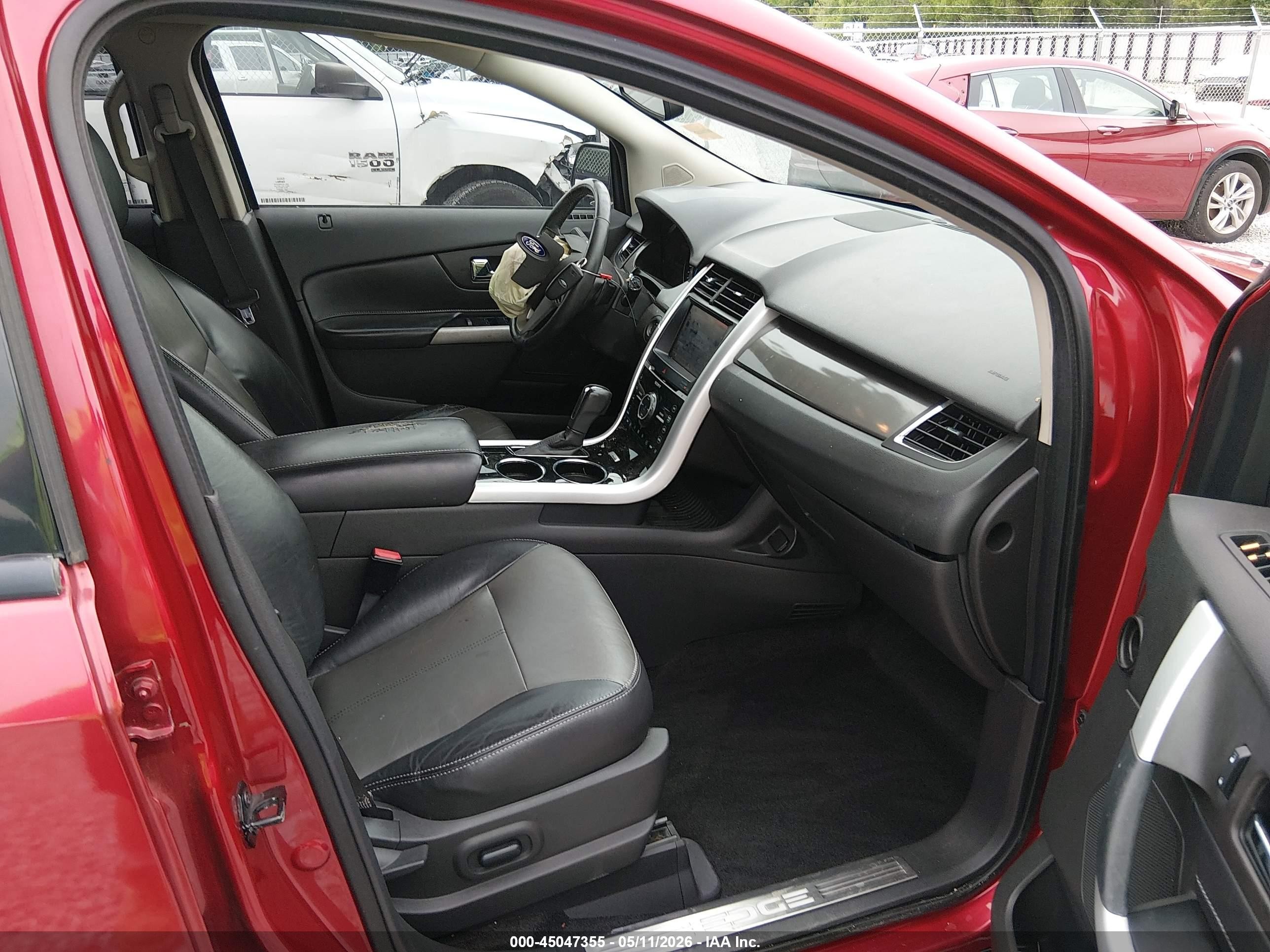 2012 Ford Edge Sport Maroon vin: 2FMDK3AK6CBA56830