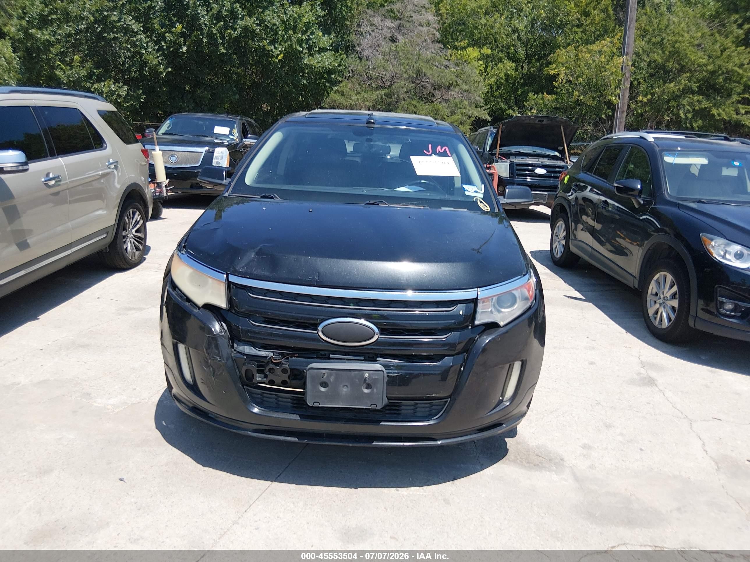 2013 Ford Edge Sport Black vin: 2FMDK3AK6DBC33877