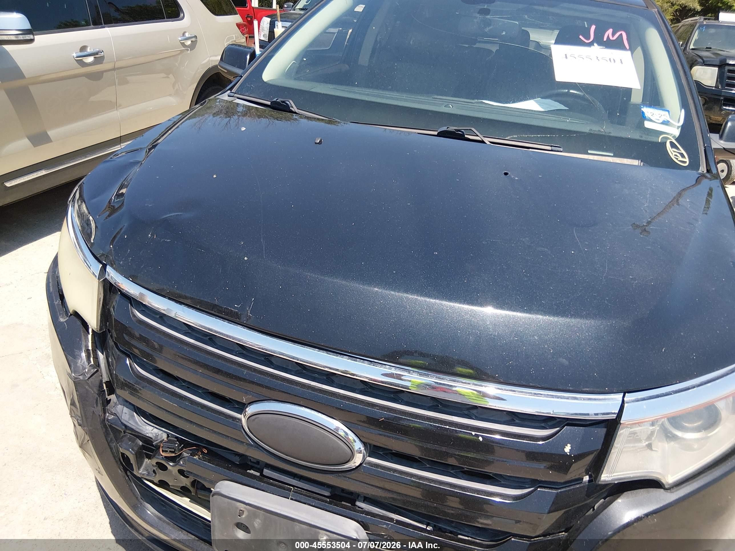 2013 Ford Edge Sport Black vin: 2FMDK3AK6DBC33877