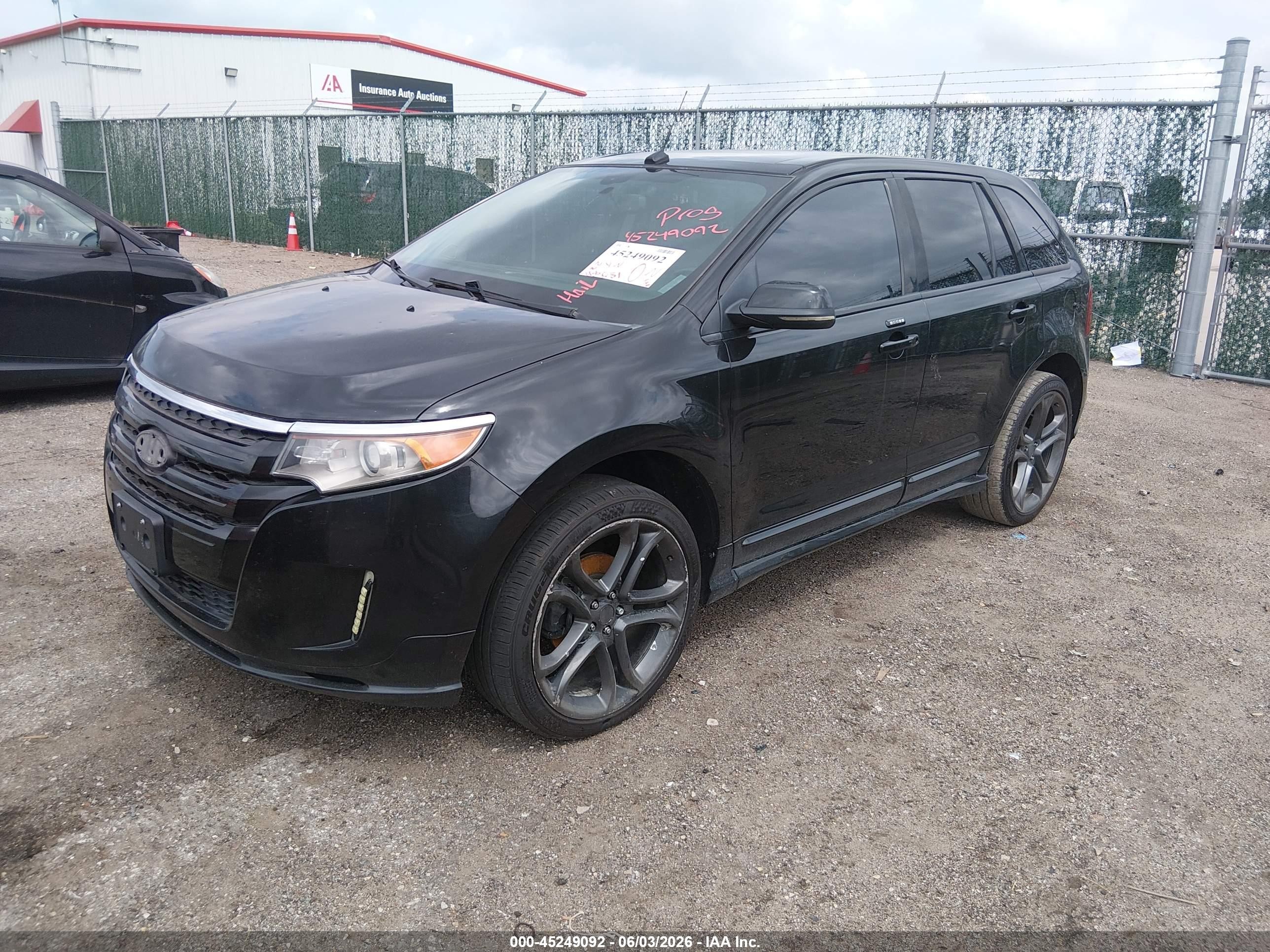 2013 Ford Edge Sport Black vin: 2FMDK3AK6DBC37492