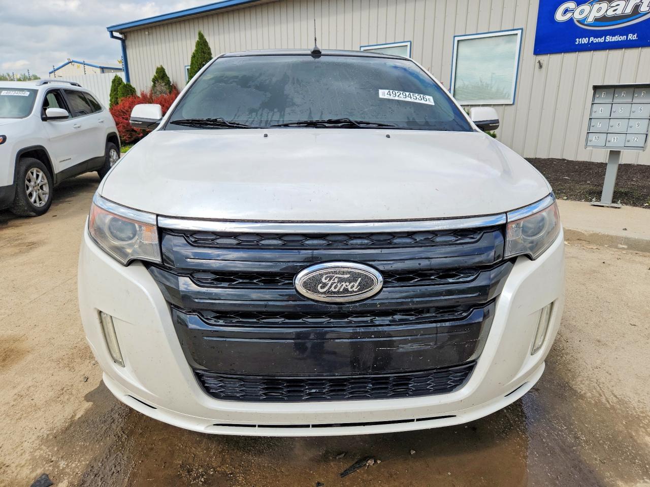 2013 Ford Edge Sport White vin: 2FMDK3AK6DBC83811