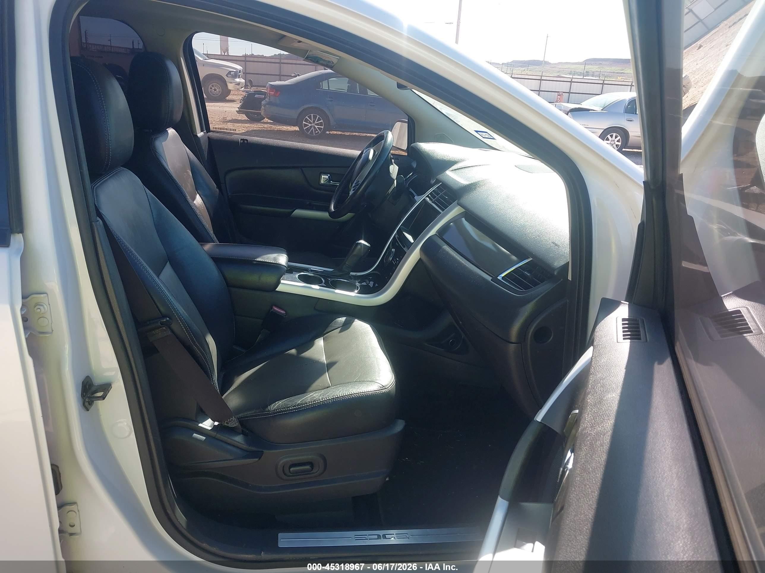 2013 Ford Edge Sport White vin: 2FMDK3AK7DBA73802