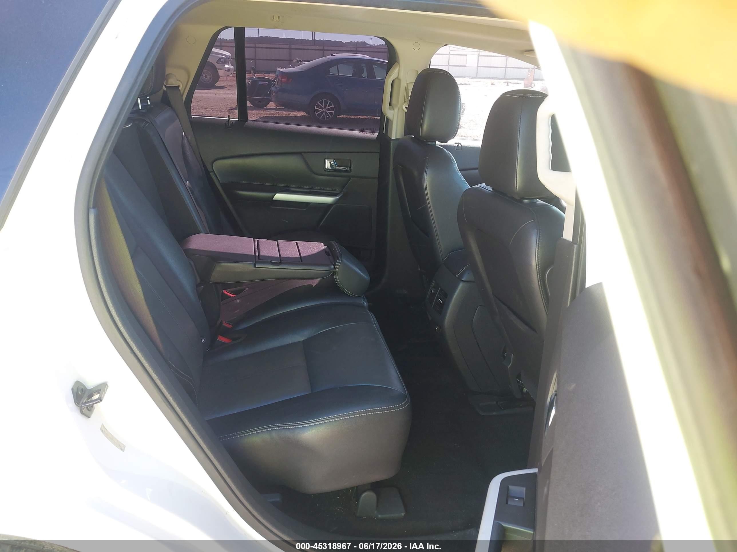 2013 Ford Edge Sport White vin: 2FMDK3AK7DBA73802