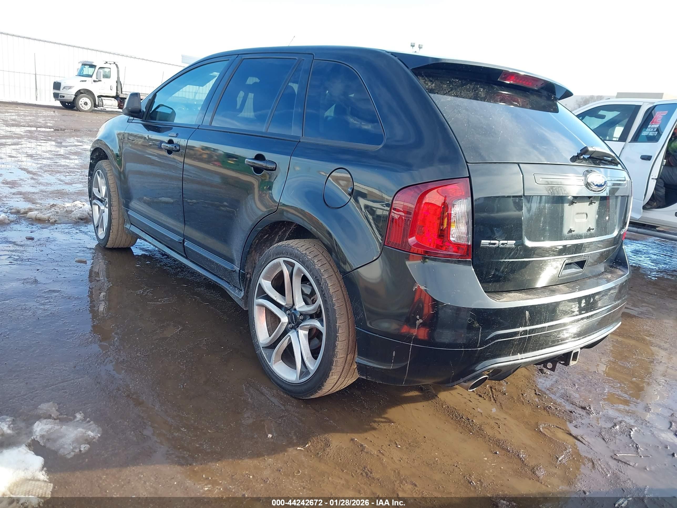 2011 Ford Edge Sport Black vin: 2FMDK3AK8BBA12178