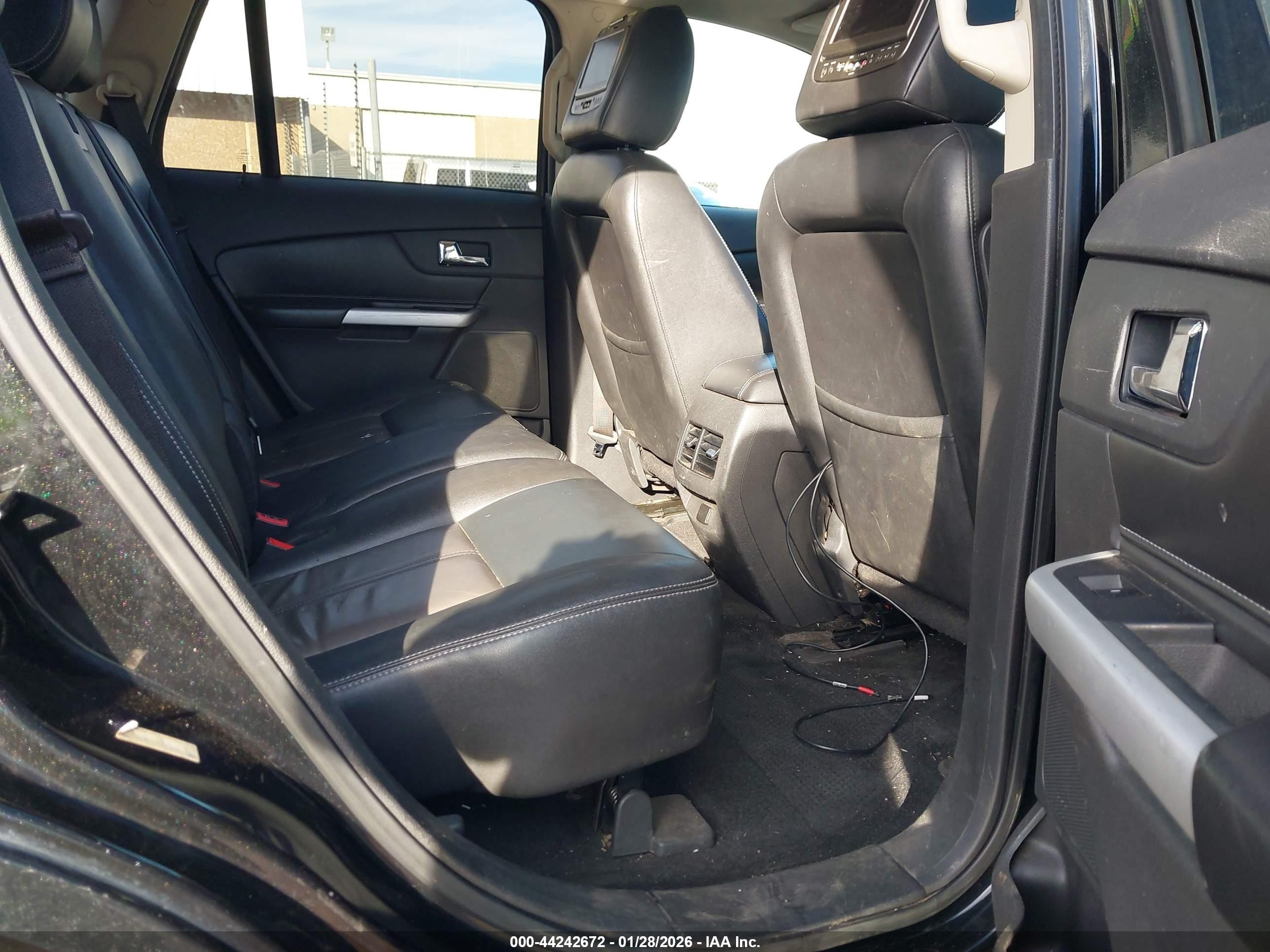 2011 Ford Edge Sport Black vin: 2FMDK3AK8BBA12178