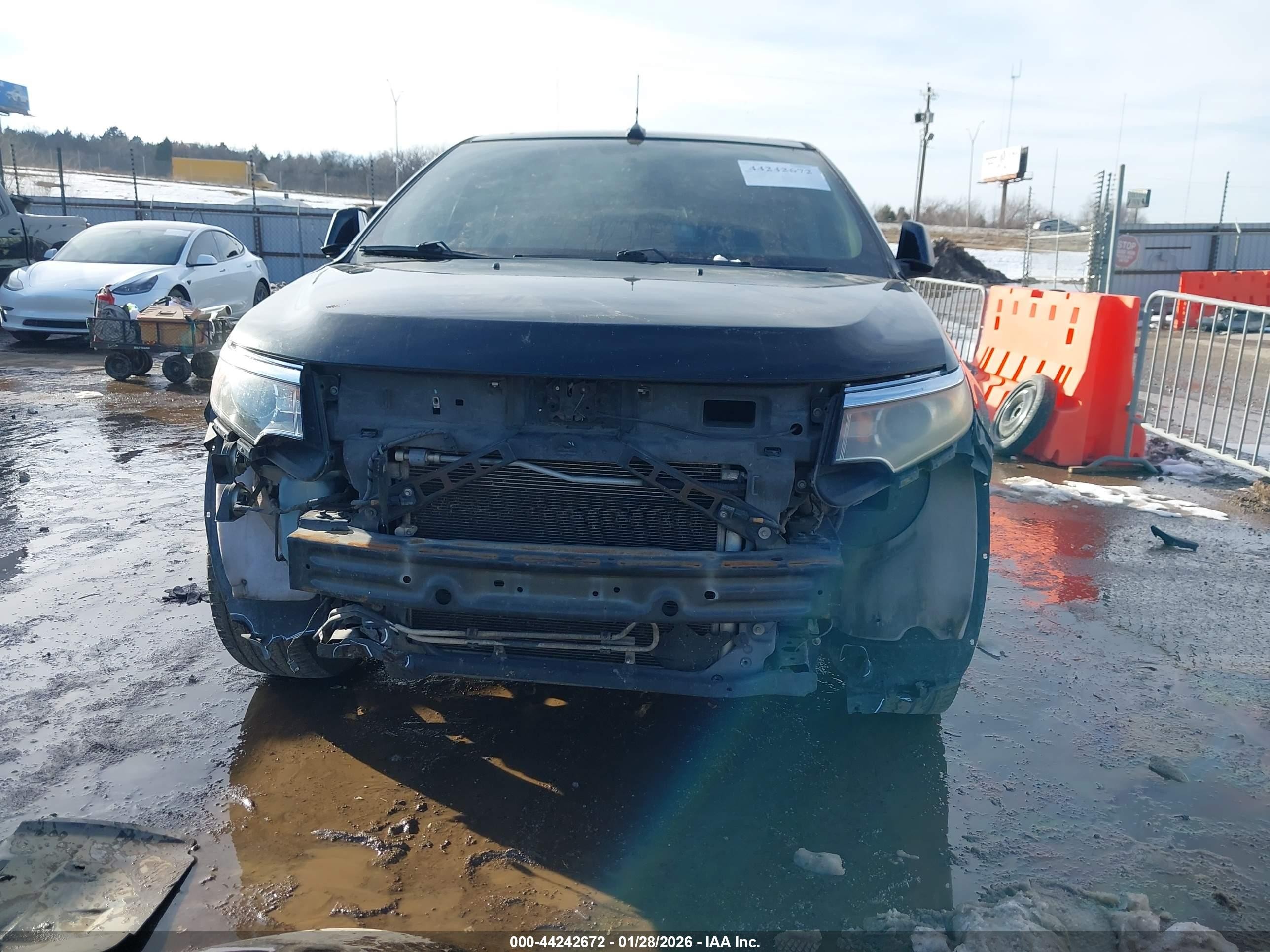 2011 Ford Edge Sport Black vin: 2FMDK3AK8BBA12178
