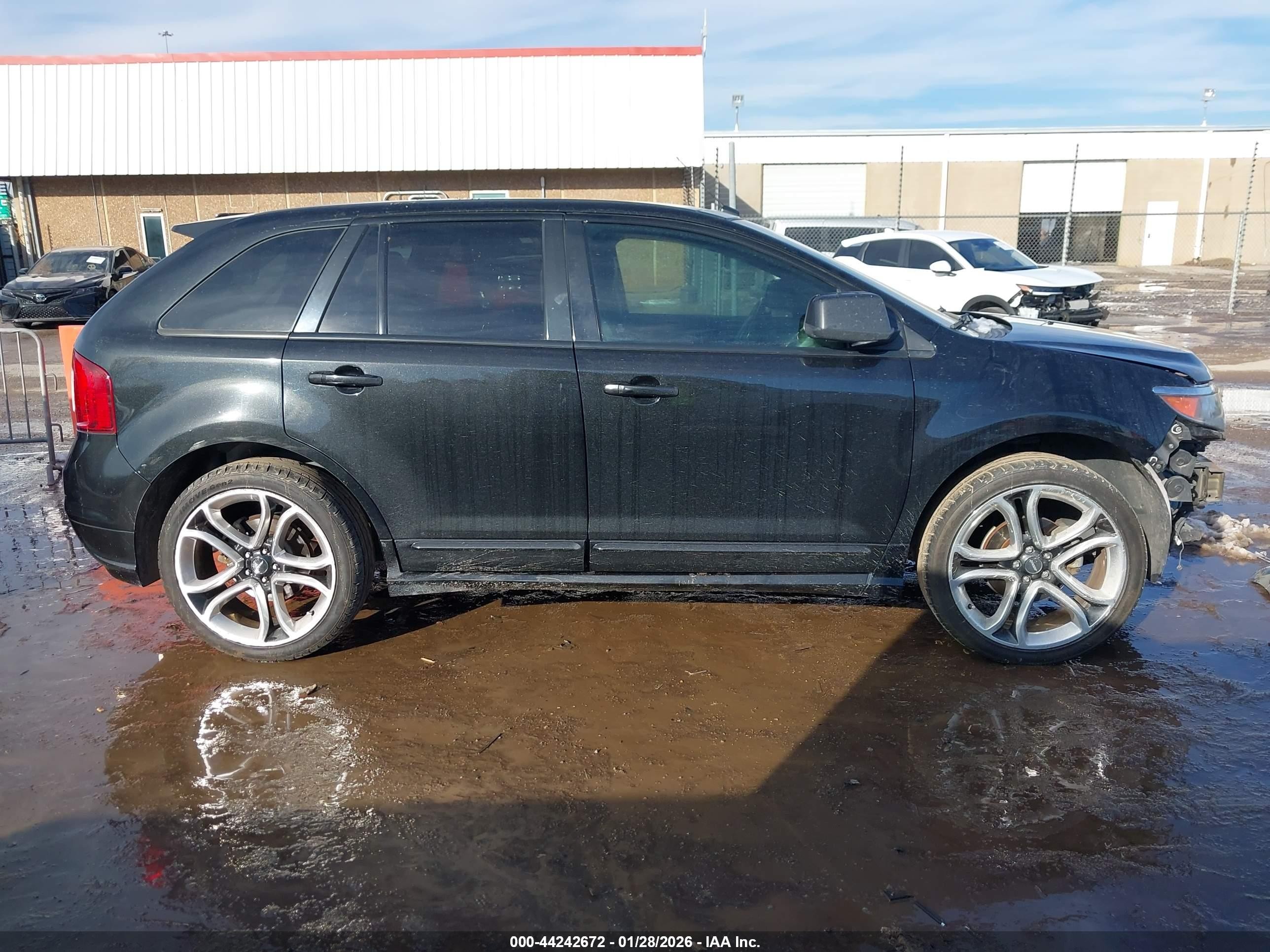 2011 Ford Edge Sport Black vin: 2FMDK3AK8BBA12178
