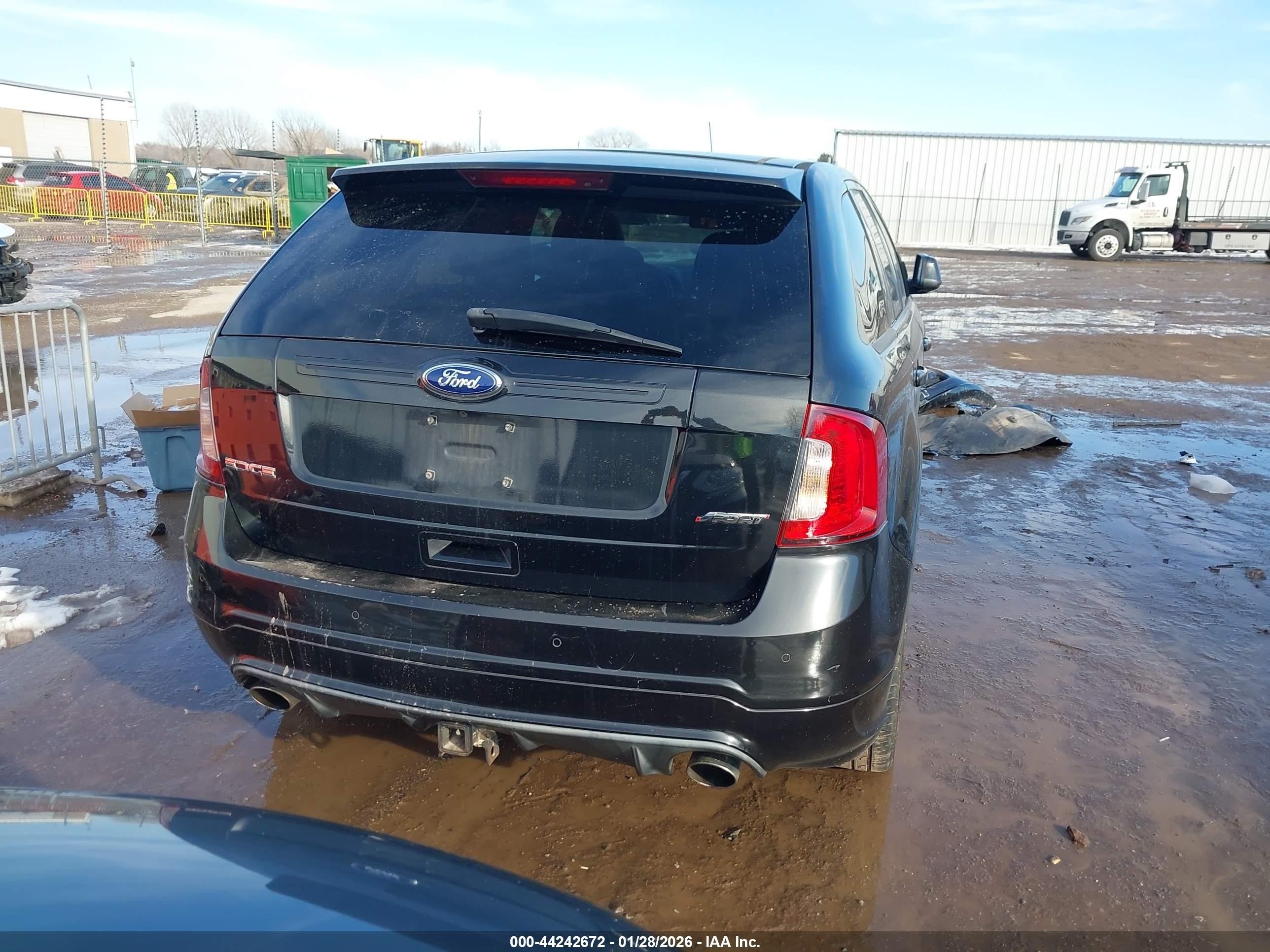 2011 Ford Edge Sport Black vin: 2FMDK3AK8BBA12178