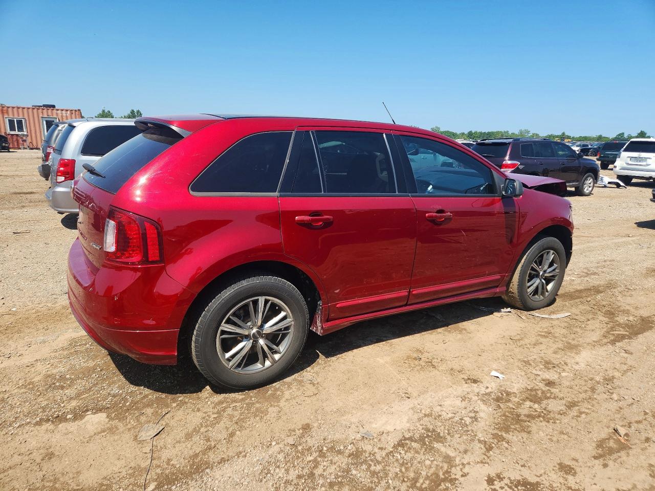 2013 Ford Edge Sport Red vin: 2FMDK3AK8DBB52105
