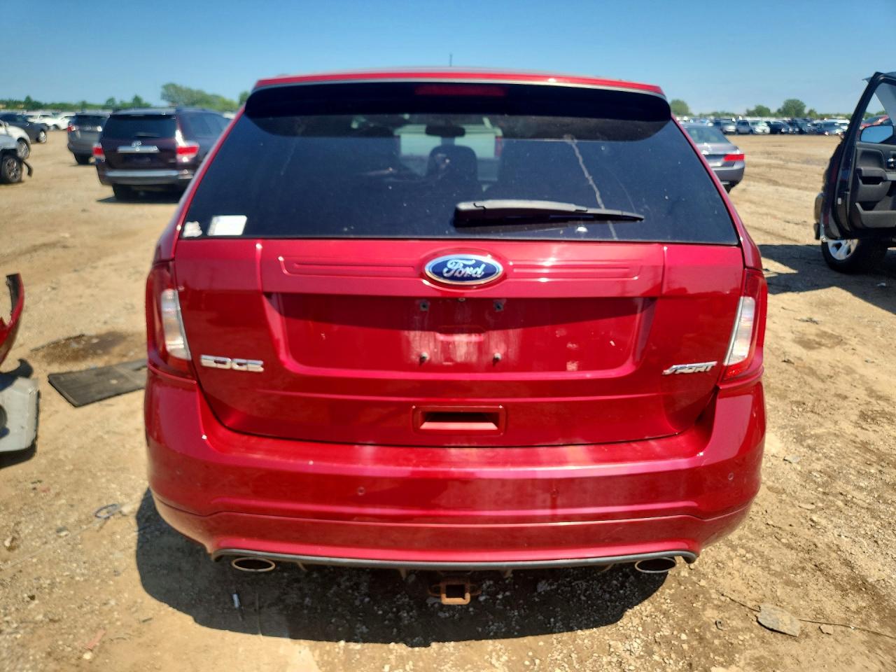 2013 Ford Edge Sport Red vin: 2FMDK3AK8DBB52105