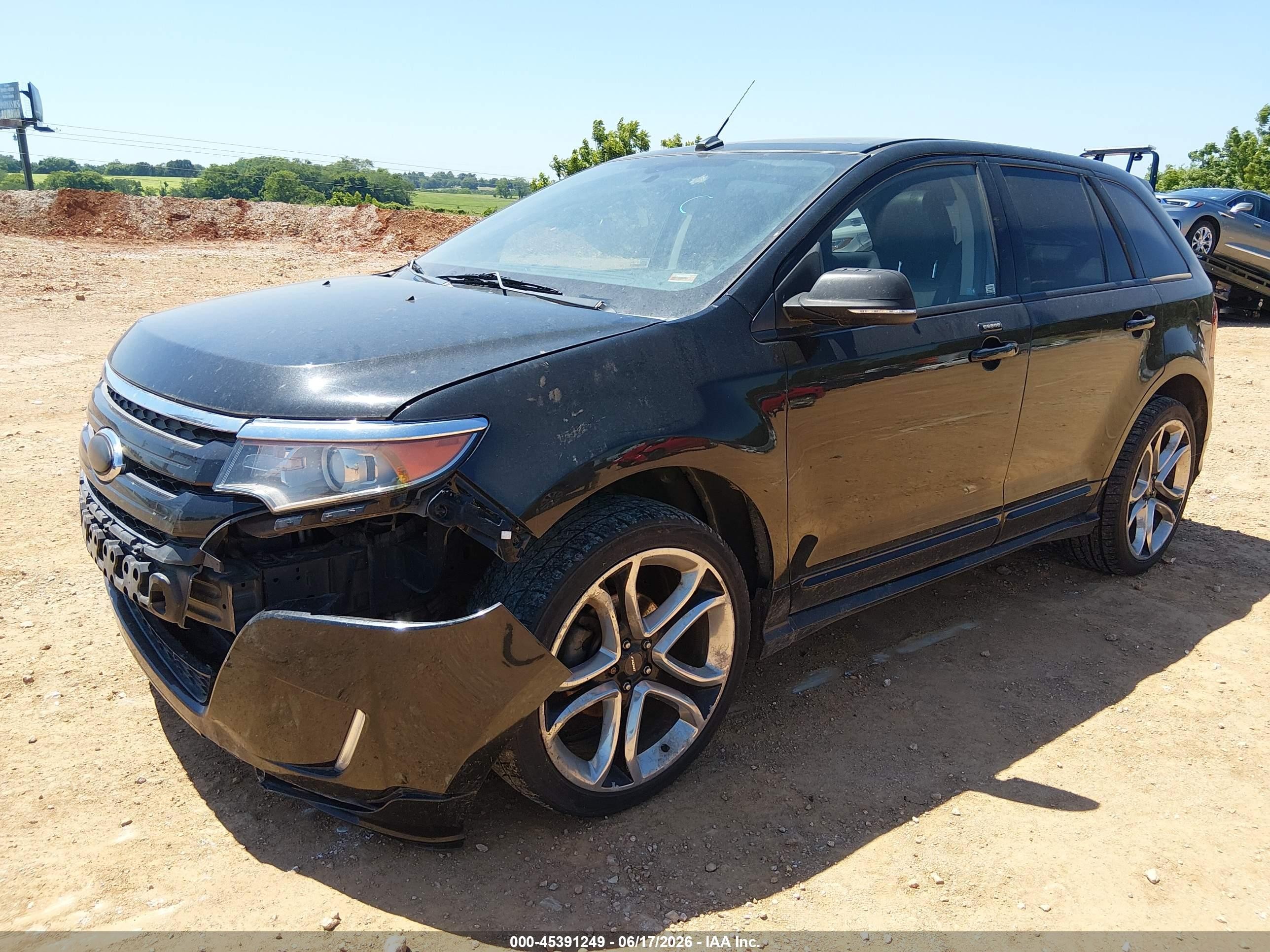 2013 Ford Edge Sport Black vin: 2FMDK3AK8DBC36635