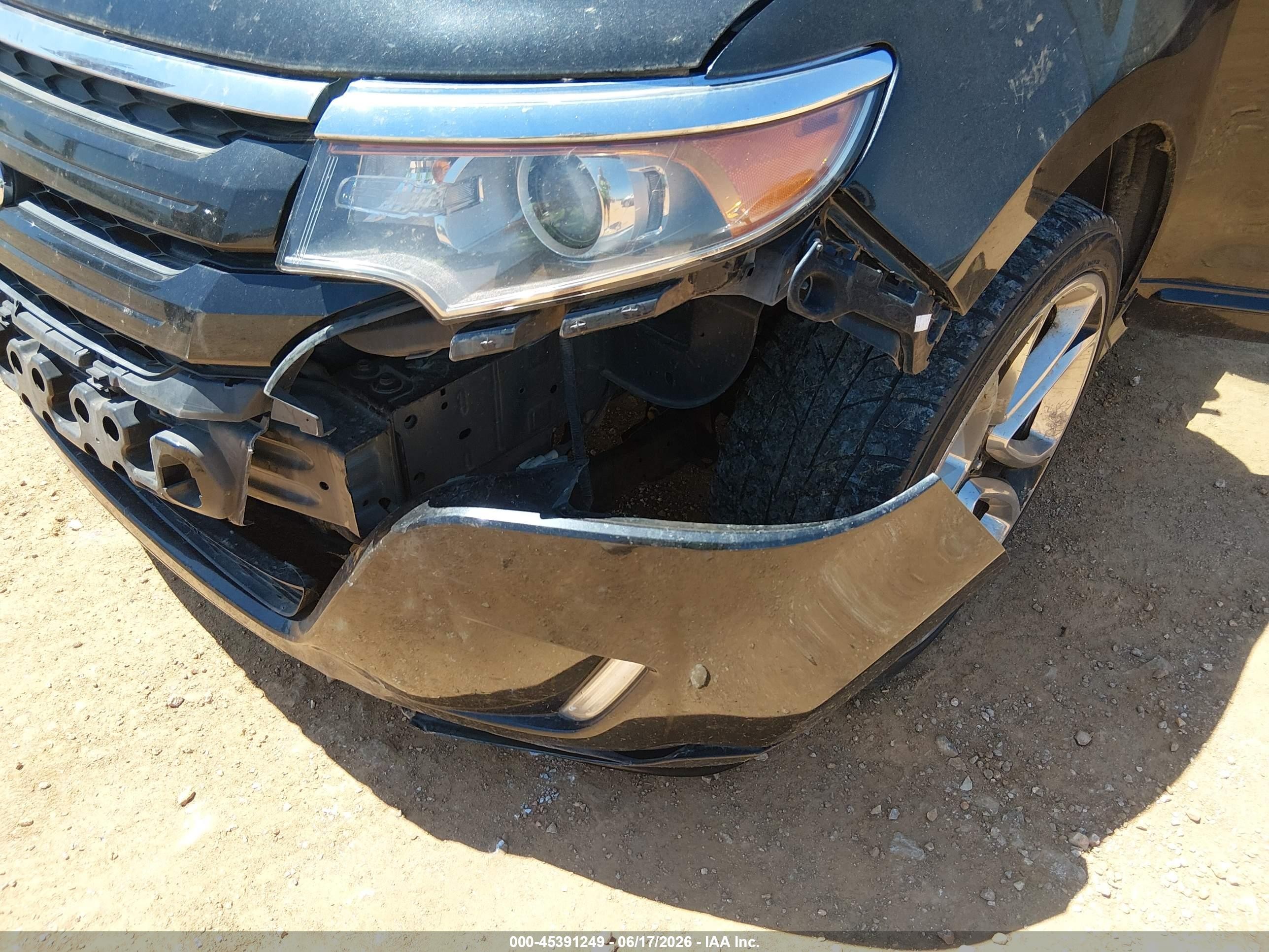 2013 Ford Edge Sport Black vin: 2FMDK3AK8DBC36635