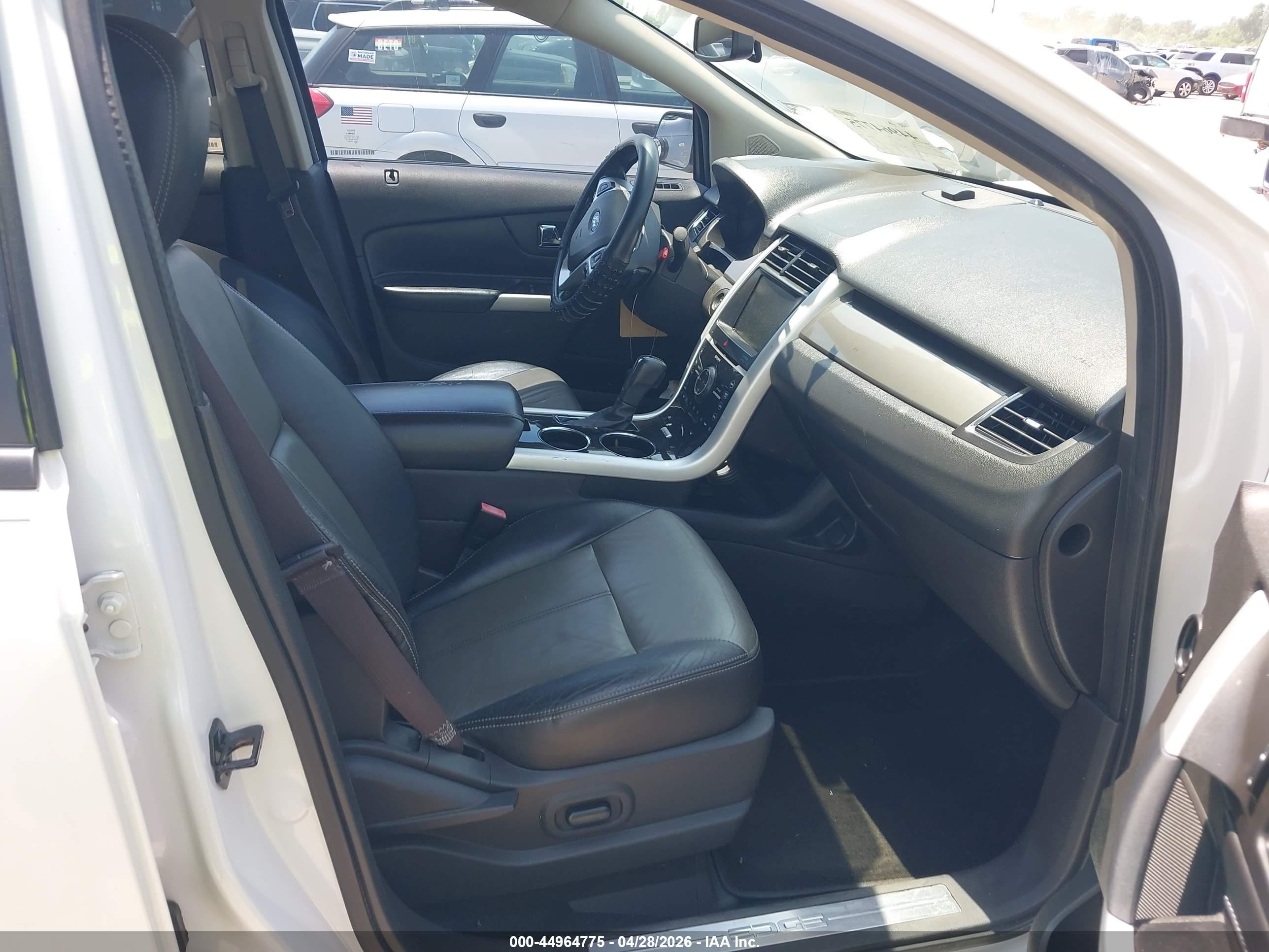 2013 Ford Edge Sport White vin: 2FMDK3AK8DBC97287