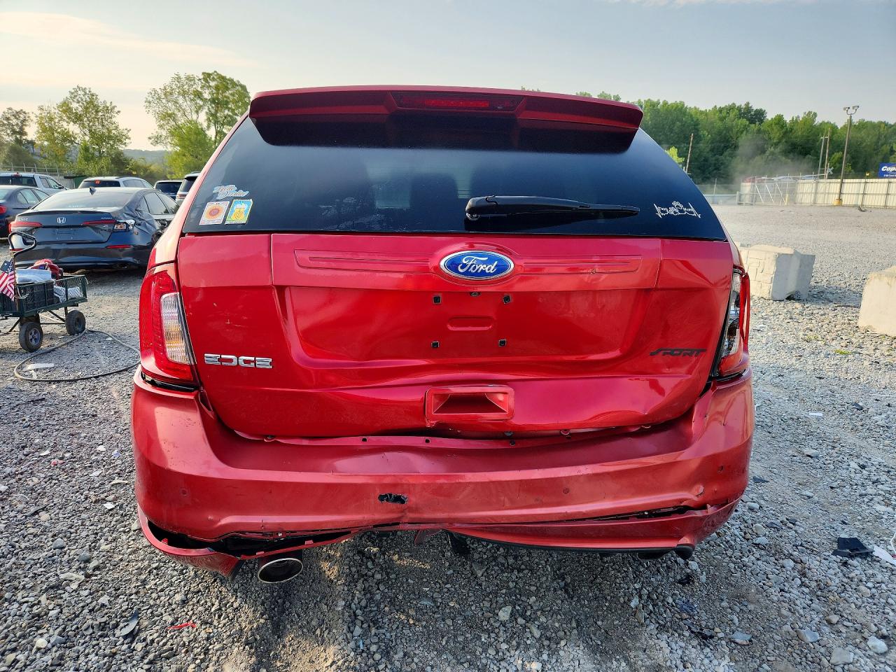 2011 Ford Edge Sport Brown vin: 2FMDK3AK9BBB12001