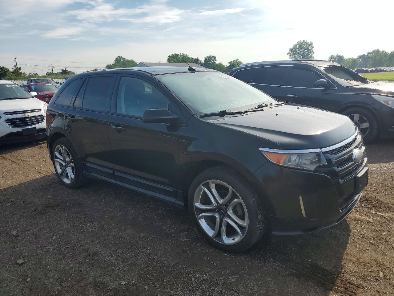 2011 Ford Edge Sport Black vin: 2FMDK3AK9BBB34743