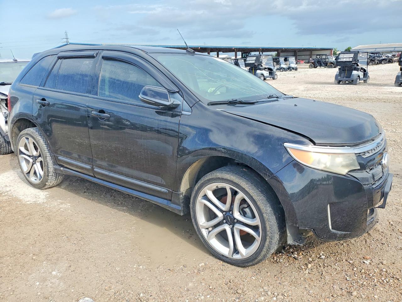 2013 Ford Edge Sport Black vin: 2FMDK3AK9DBA21653