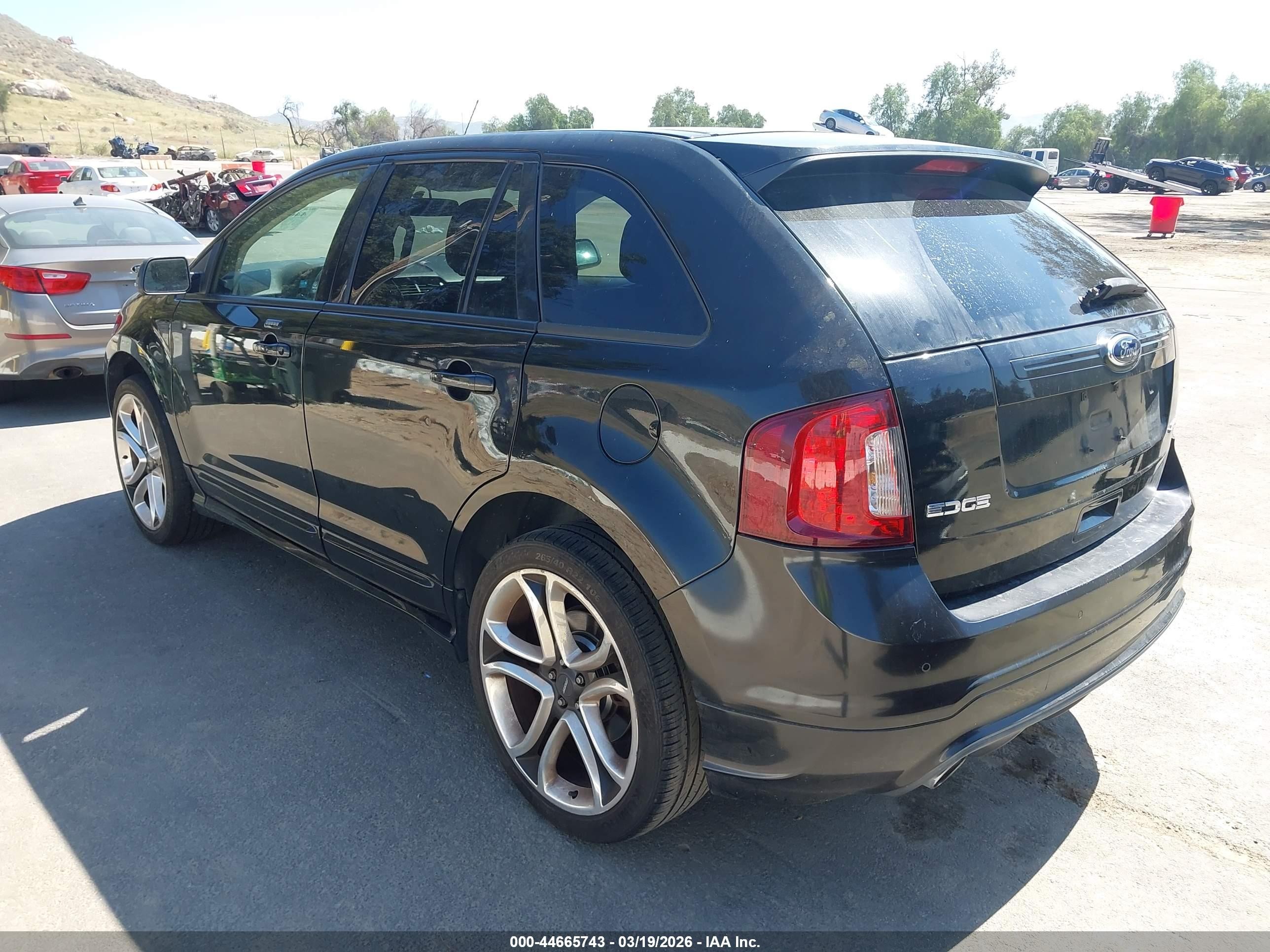2013 Ford Edge Sport Черный vin: 2FMDK3AK9DBA73865