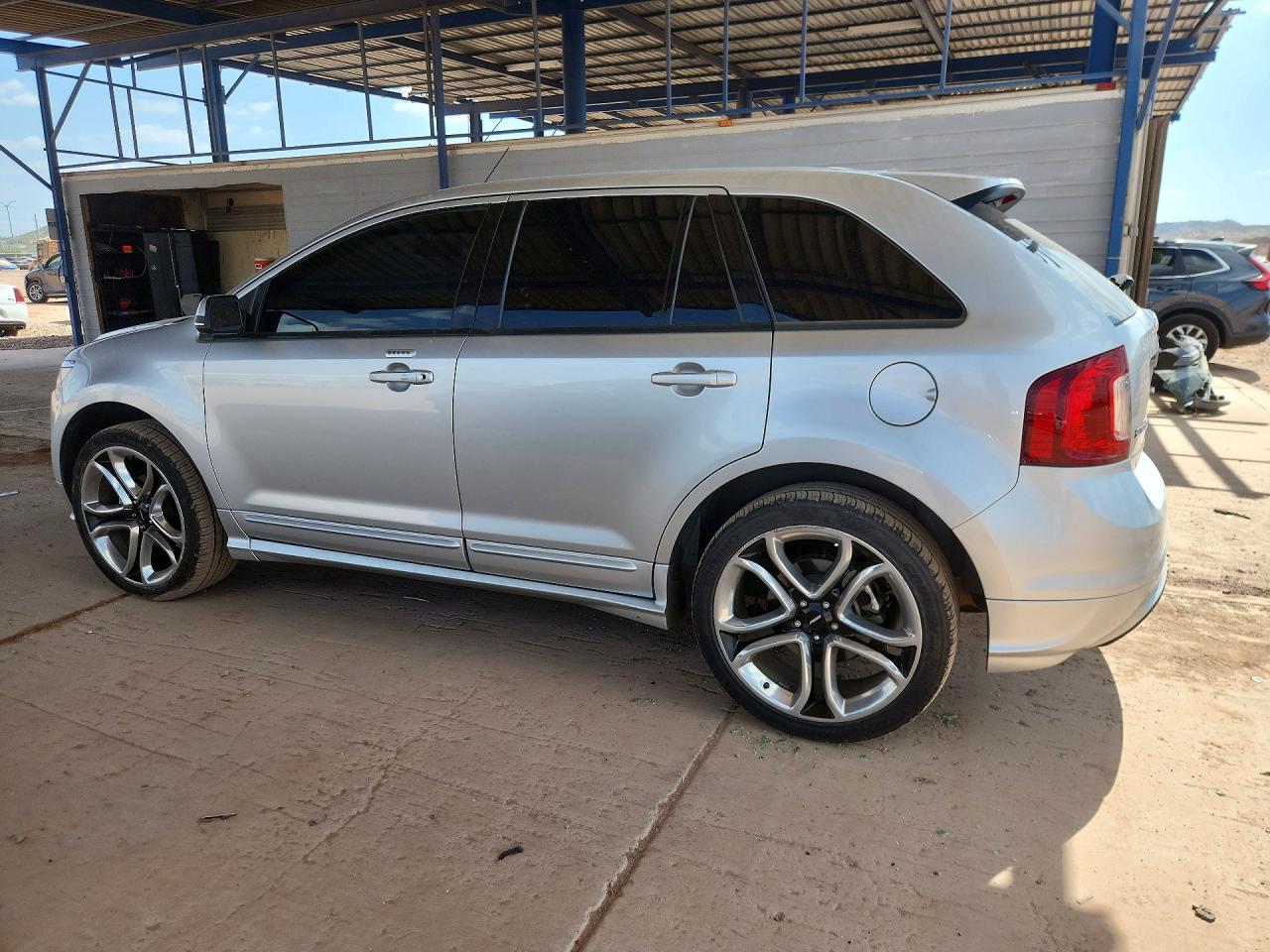 2013 Ford Edge Sport Silver vin: 2FMDK3AK9DBC74620