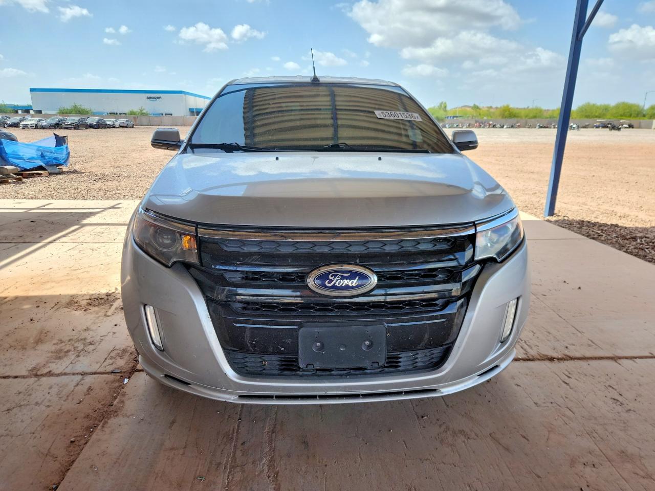 2013 Ford Edge Sport Silver vin: 2FMDK3AK9DBC74620