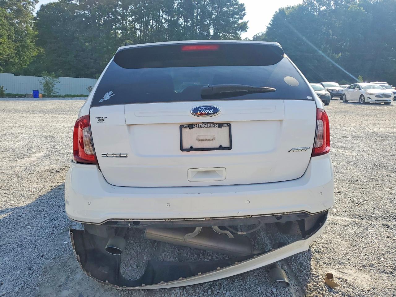 2013 Ford Edge Sport White vin: 2FMDK3AK9DBC97122