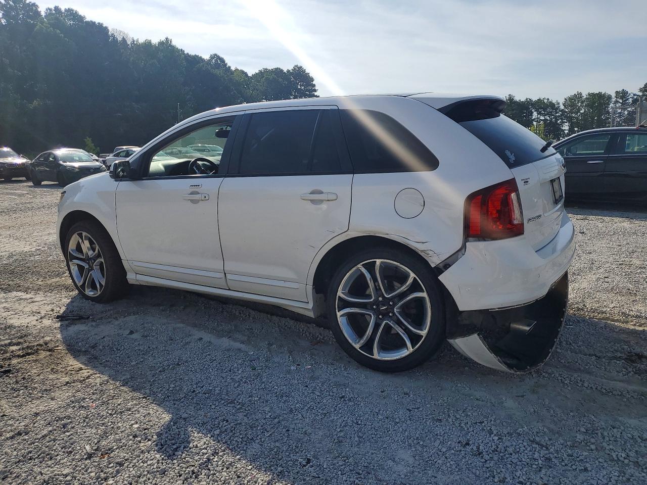 2013 Ford Edge Sport White vin: 2FMDK3AK9DBC97122