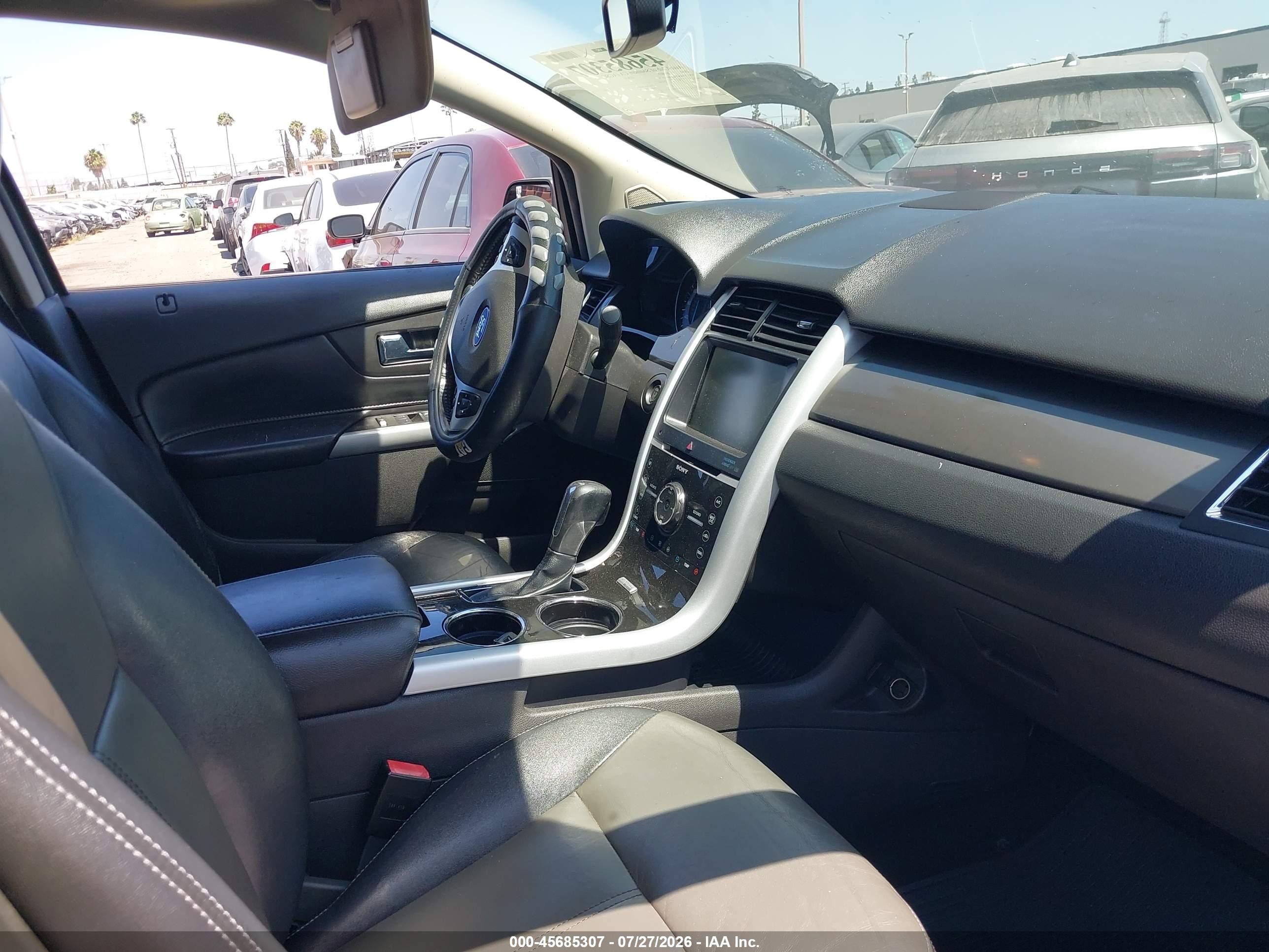 2014 Ford Edge Sport Серый vin: 2FMDK3AK9EBA33979