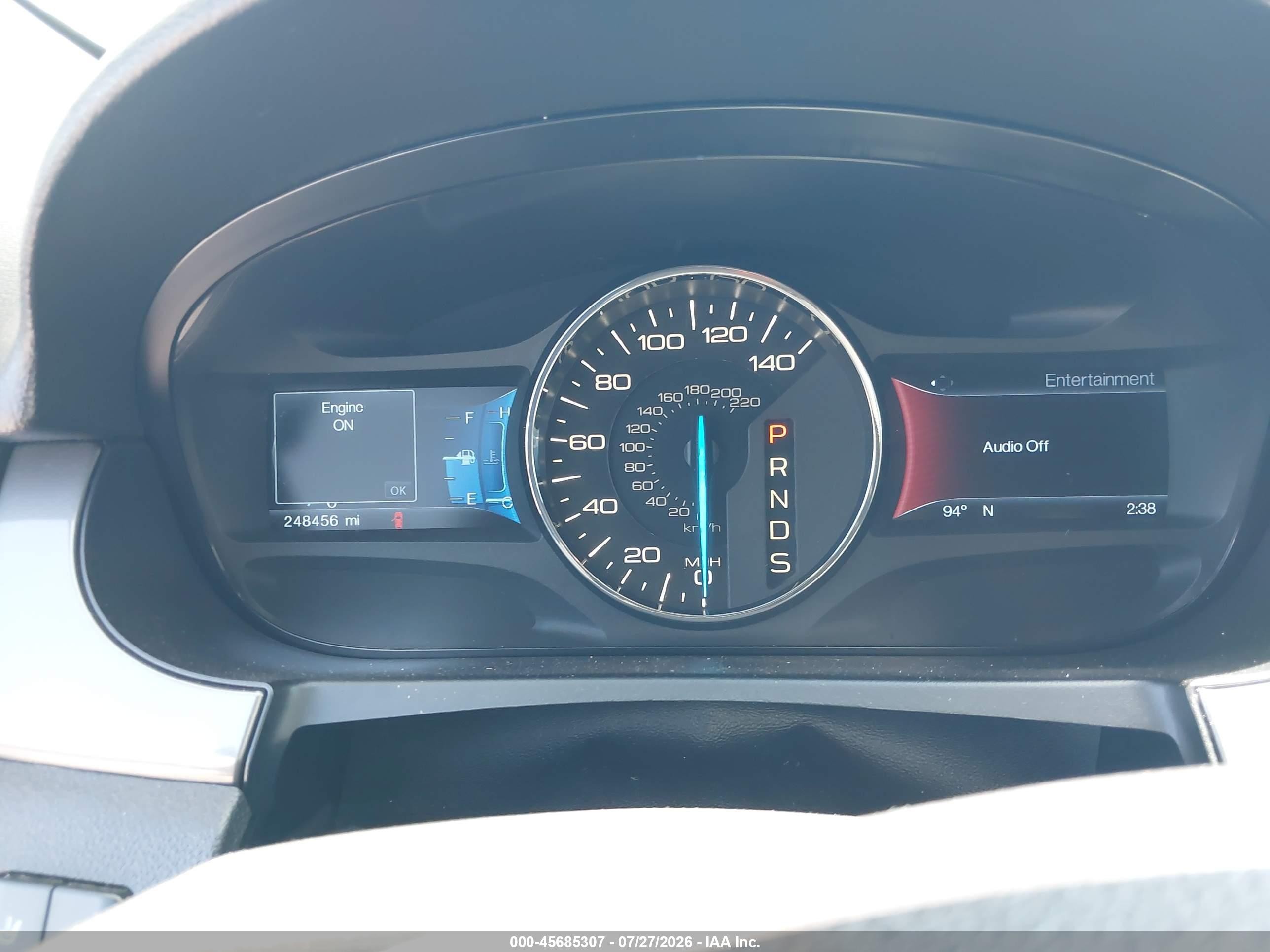 2014 Ford Edge Sport Серый vin: 2FMDK3AK9EBA33979