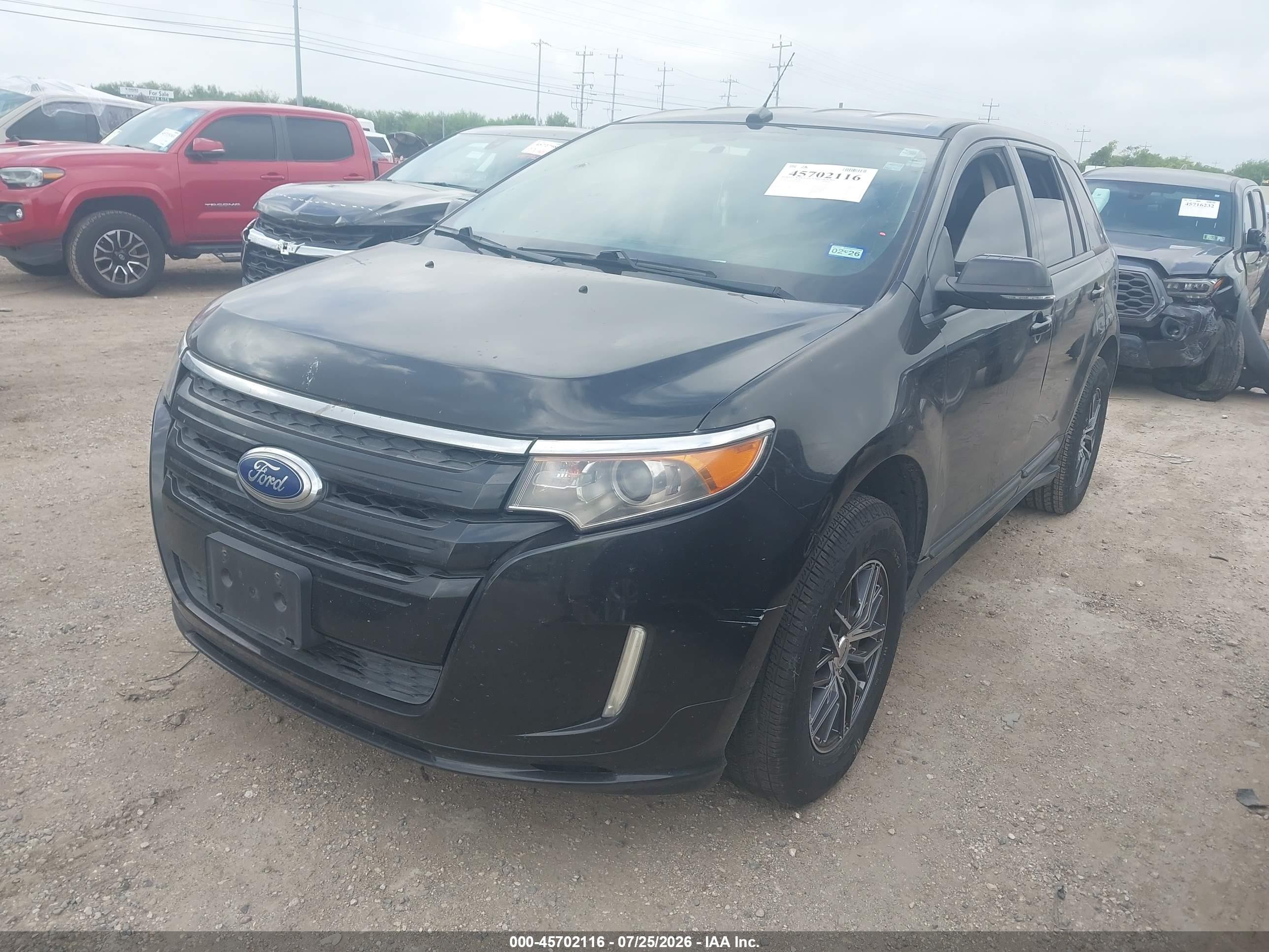 2014 Ford Edge Sport Black vin: 2FMDK3AK9EBB29708