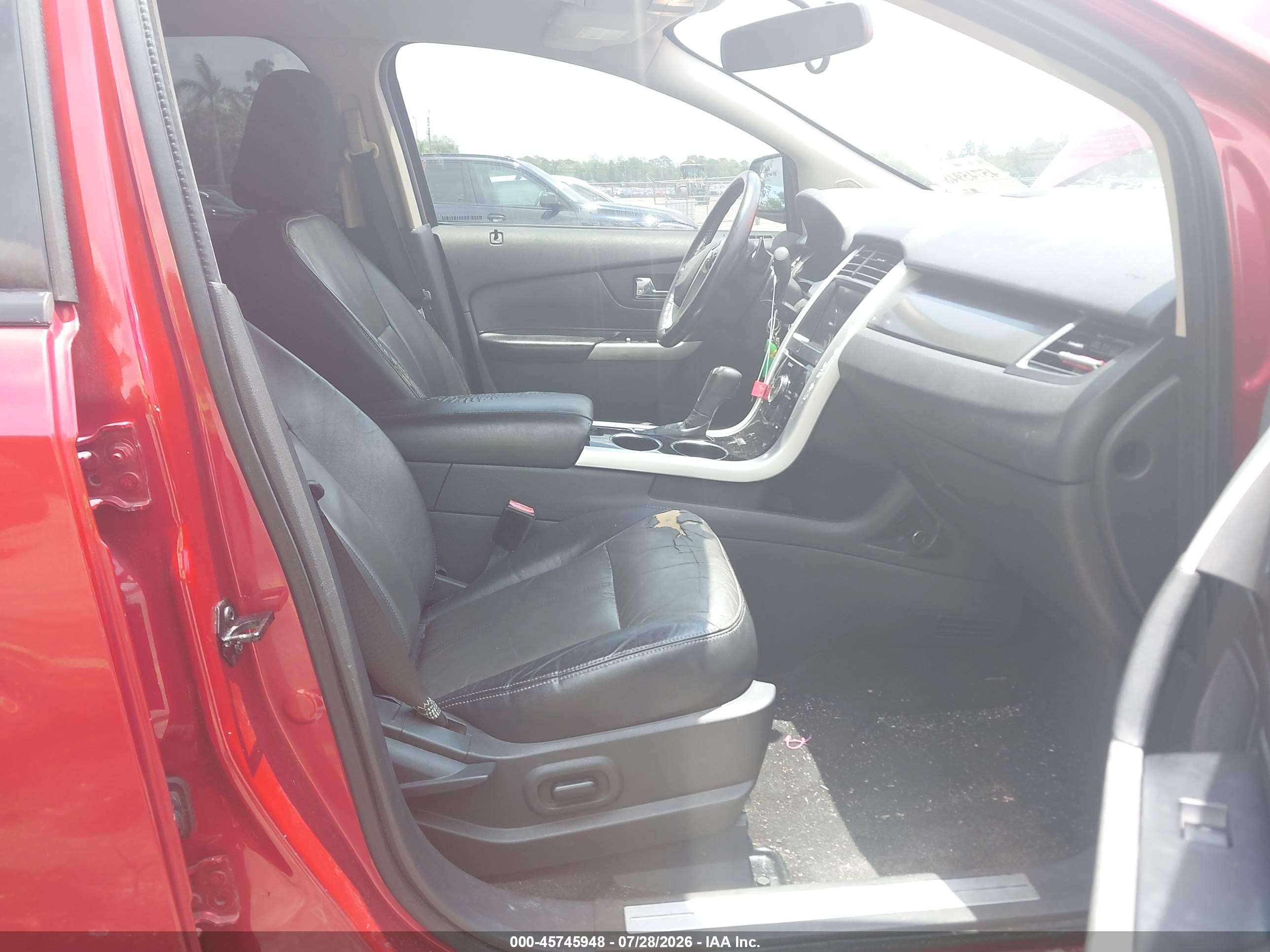 2011 Ford Edge Sport Red vin: 2FMDK3AKXBBA80000