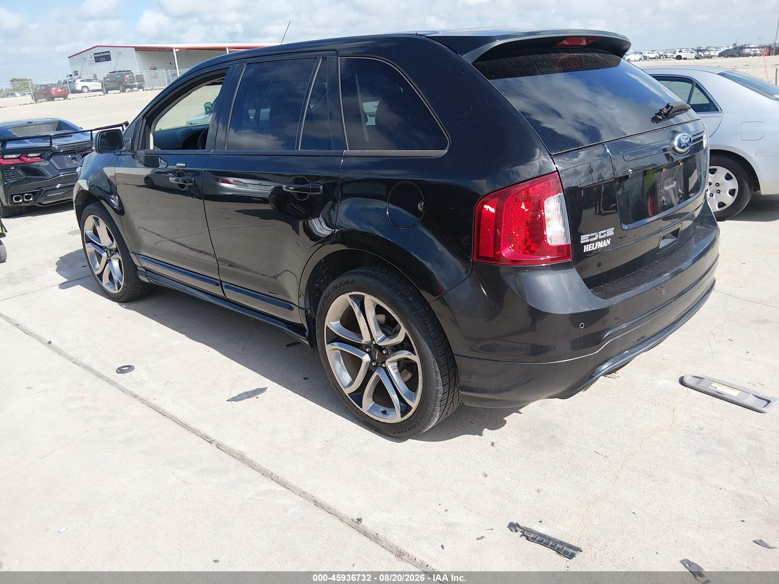2014 Ford Edge Sport Черный vin: 2FMDK3AKXEBB12318
