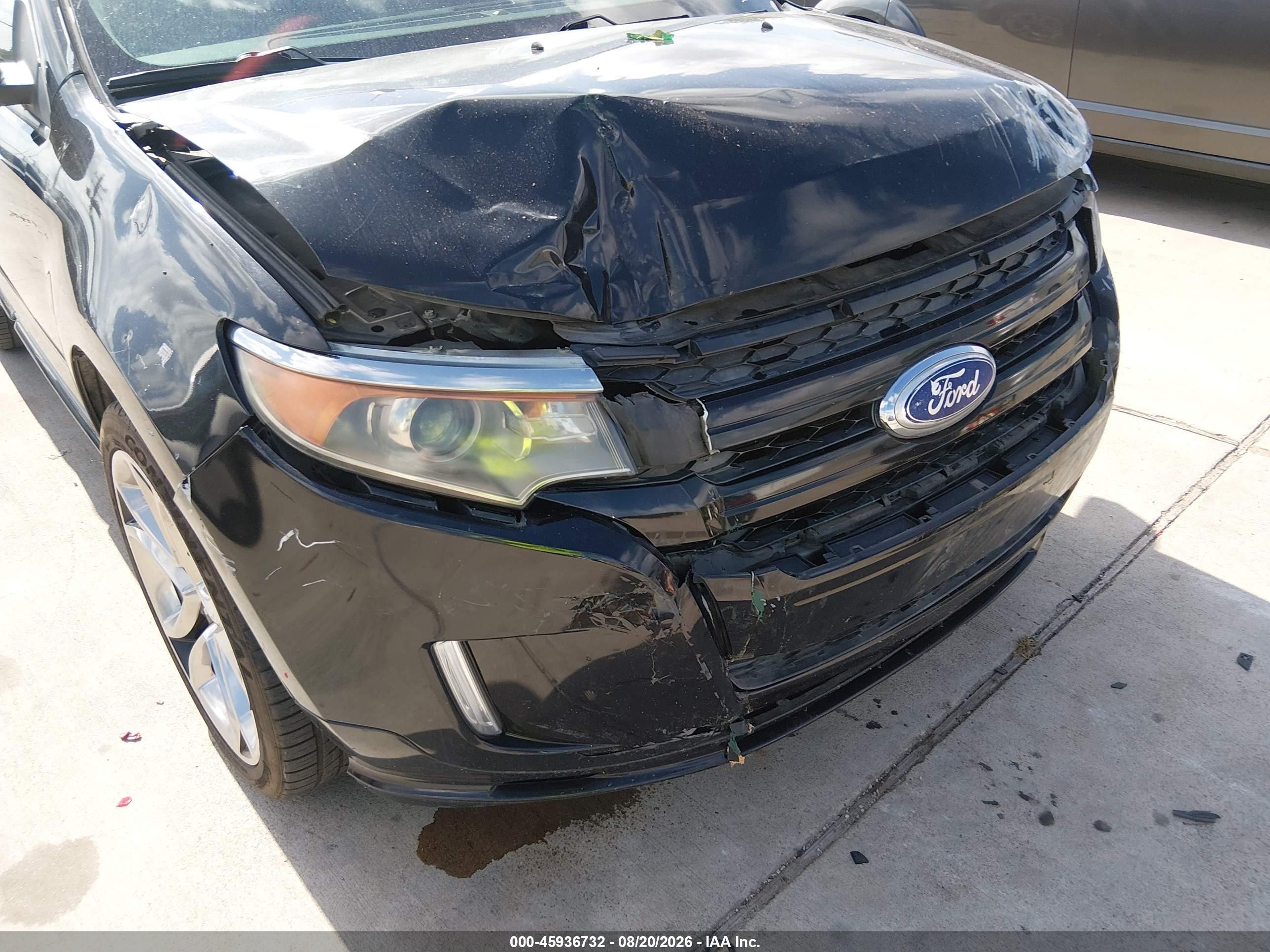 2014 Ford Edge Sport Черный vin: 2FMDK3AKXEBB12318