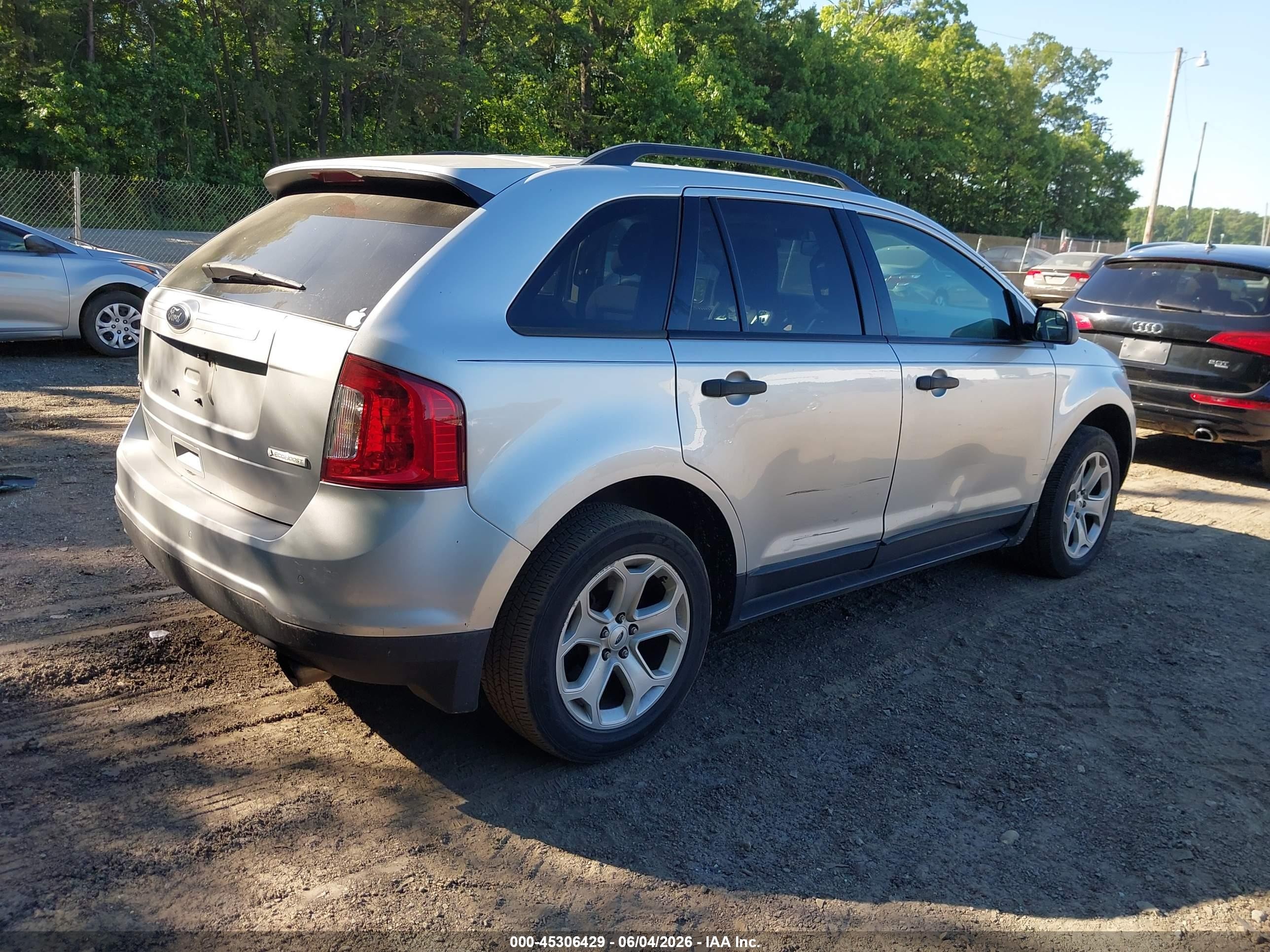 2012 Ford Edge Se Gray vin: 2FMDK3G90CBA07501