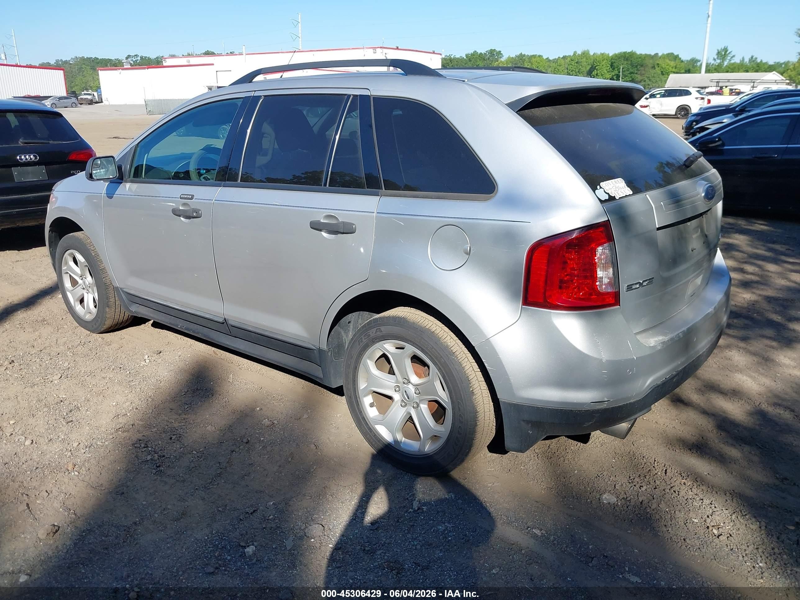 2012 Ford Edge Se Gray vin: 2FMDK3G90CBA07501