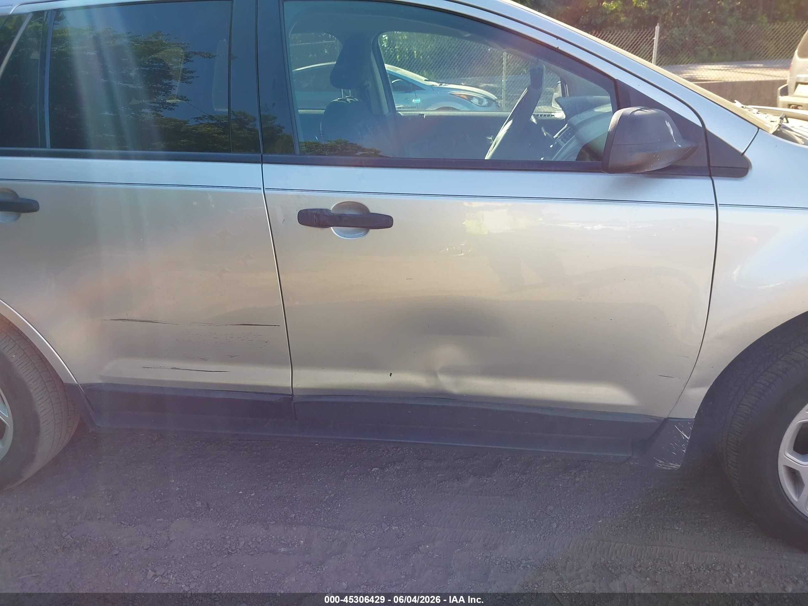 2012 Ford Edge Se Gray vin: 2FMDK3G90CBA07501