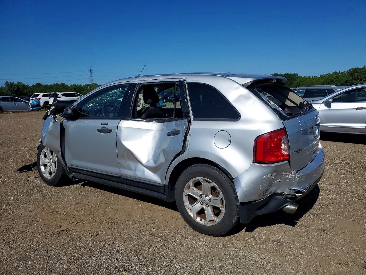 2012 Ford Edge Se Silver vin: 2FMDK3G90CBA11774