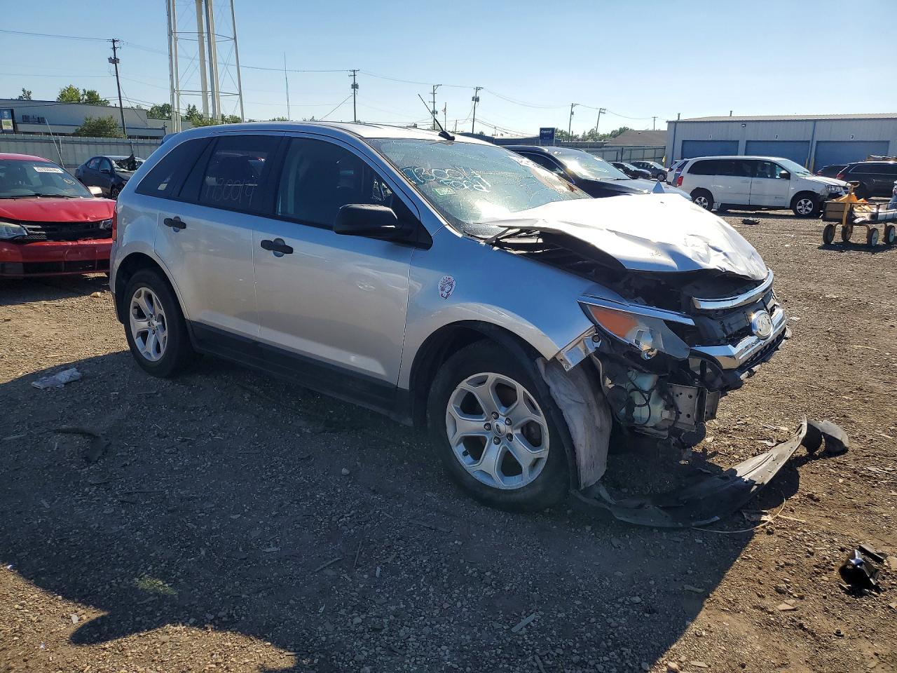 2012 Ford Edge Se Silver vin: 2FMDK3G90CBA11774