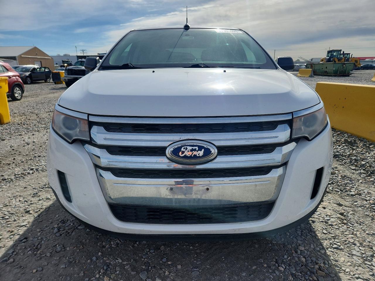 2014 Ford Edge Se White vin: 2FMDK3G90EBA78071