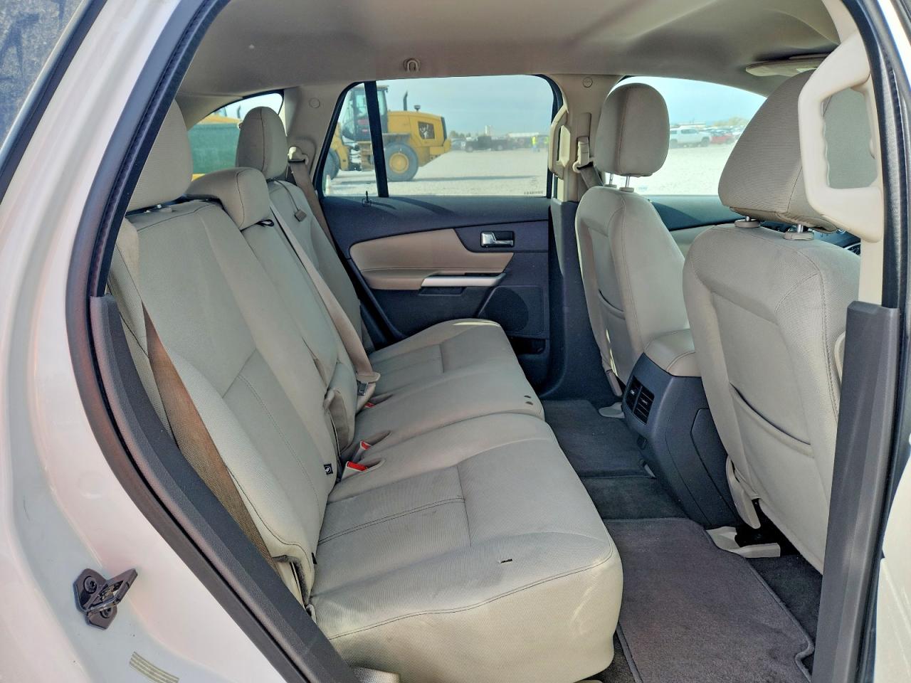 2014 Ford Edge Se White vin: 2FMDK3G90EBA78071