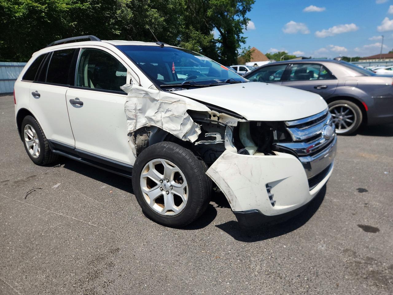 2013 Ford Edge Se Белый vin: 2FMDK3G92DBB23798