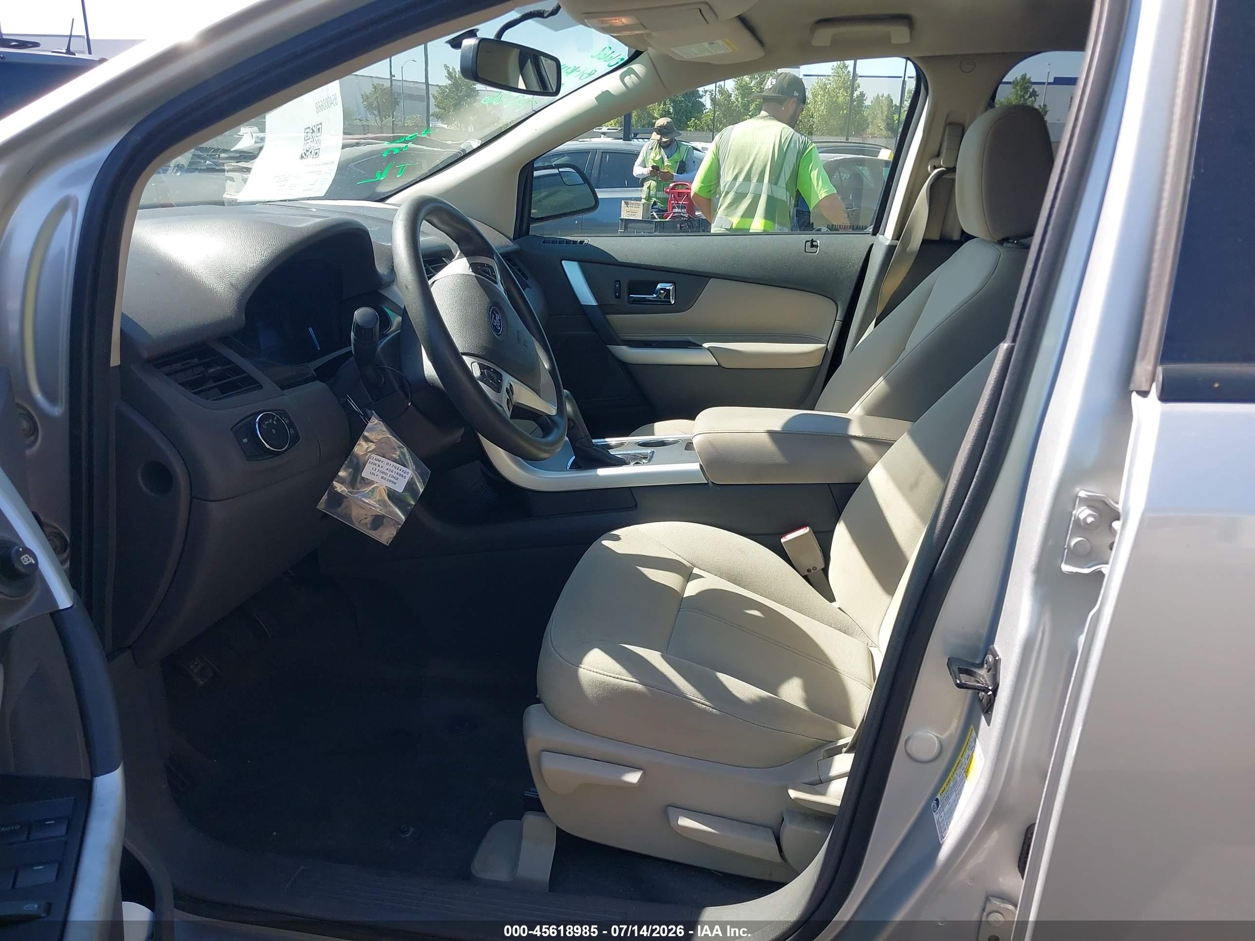 2013 Ford Edge Se Silver vin: 2FMDK3G92DBB83080