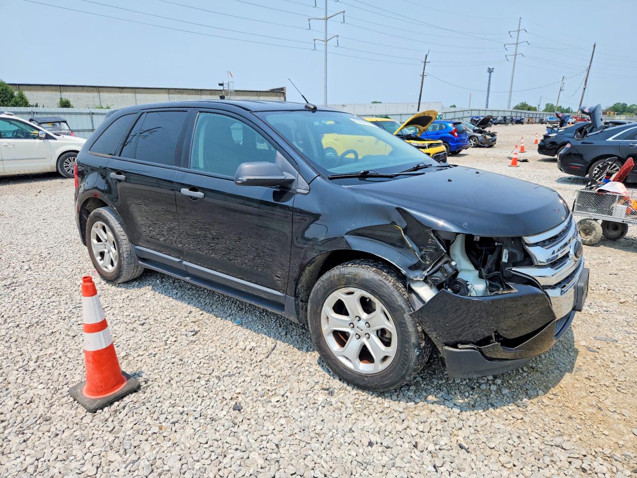 2013 Ford Edge Se Black vin: 2FMDK3G92DBC30933