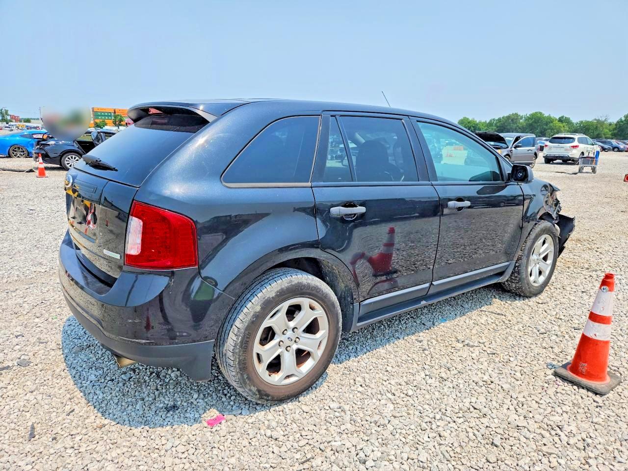 2013 Ford Edge Se Black vin: 2FMDK3G92DBC30933