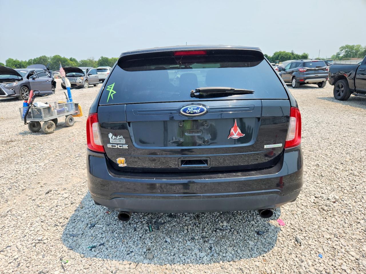 2013 Ford Edge Se Black vin: 2FMDK3G92DBC30933