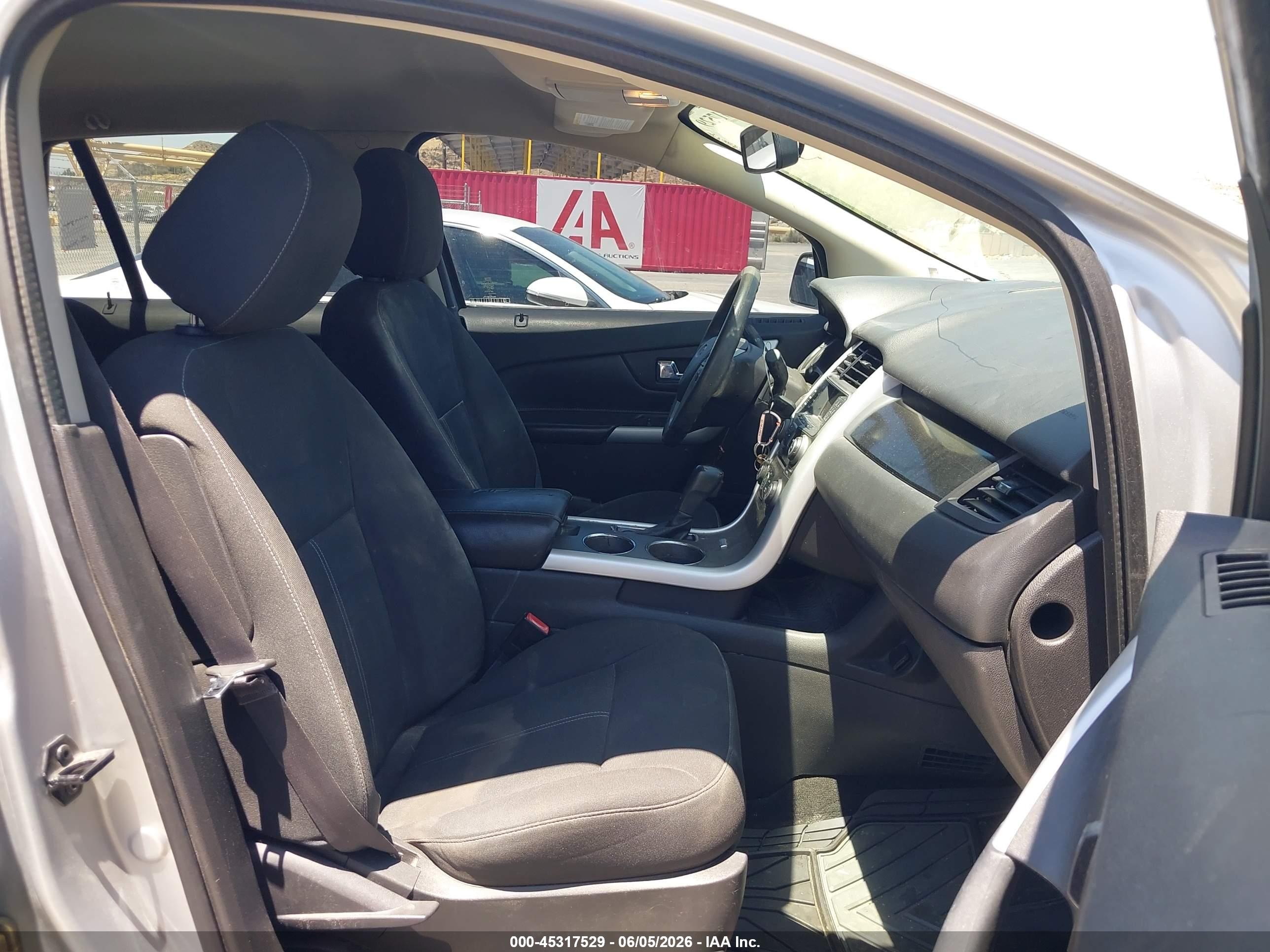 2014 Ford Edge Se Silver vin: 2FMDK3G92EBA47565