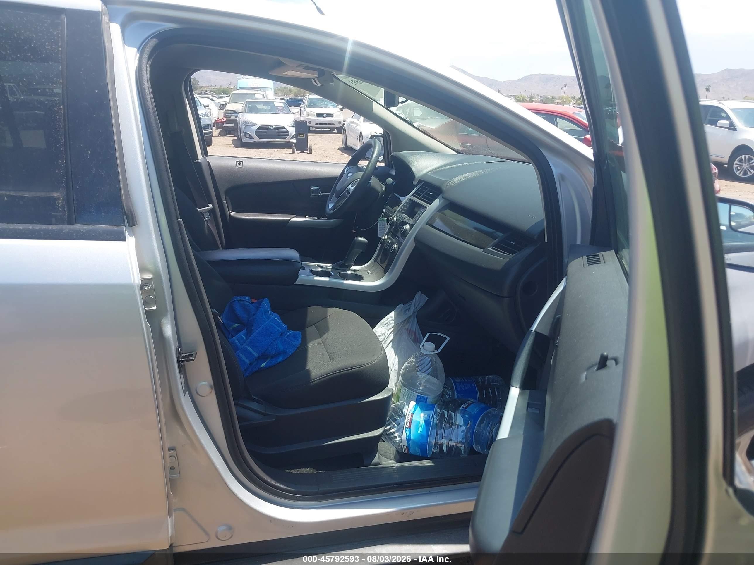 2014 Ford Edge Se Серый vin: 2FMDK3G92EBB47617