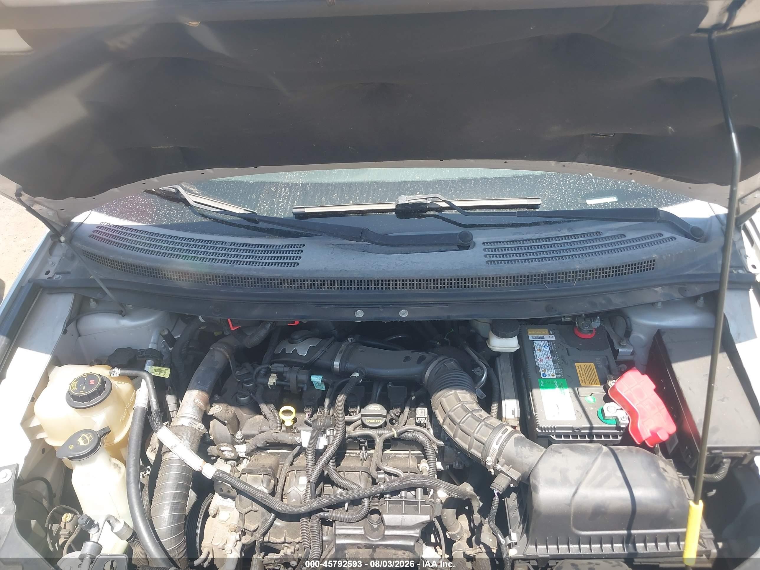 2014 Ford Edge Se Серый vin: 2FMDK3G92EBB47617