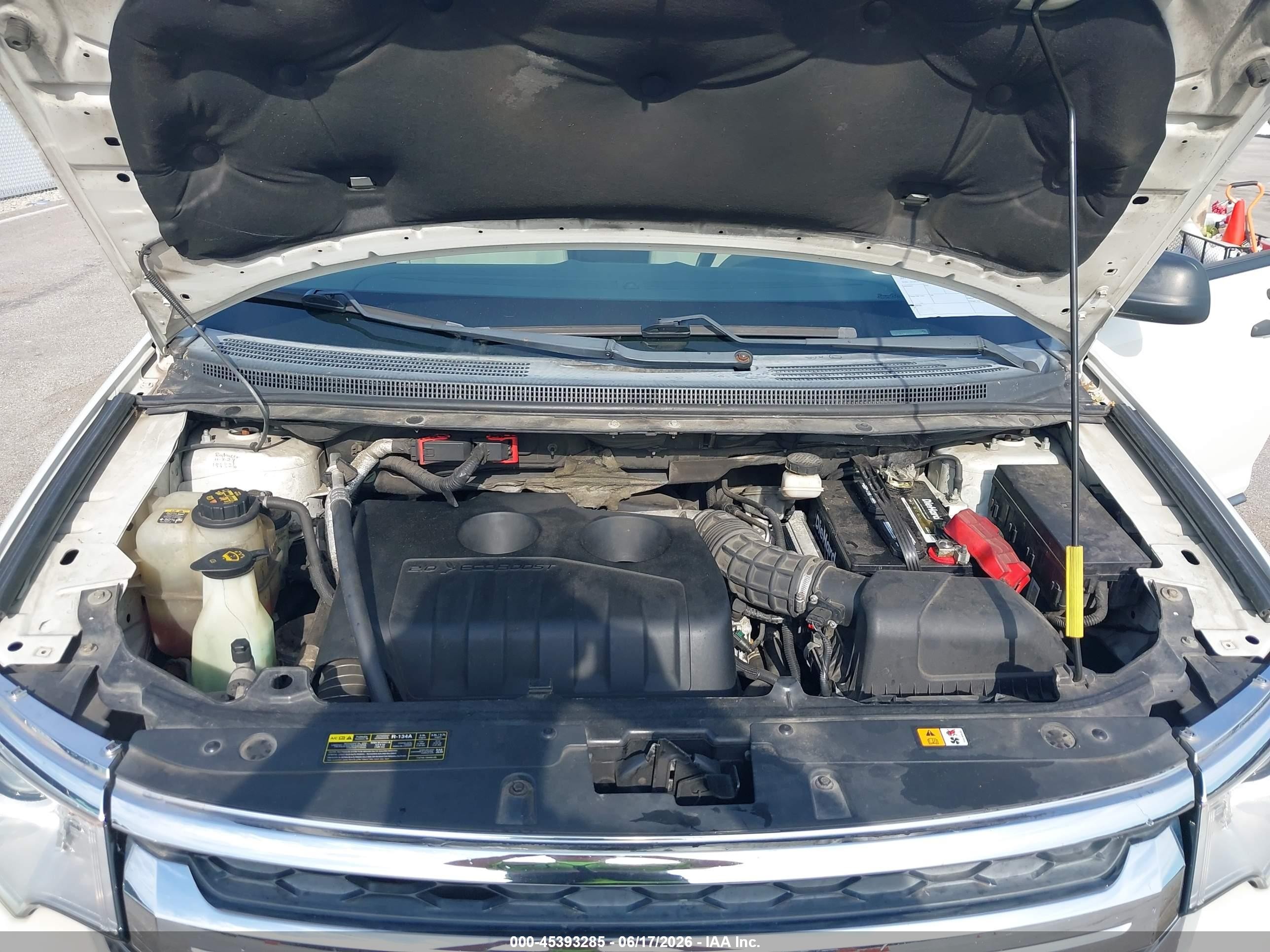 2013 Ford Edge Se White vin: 2FMDK3G93DBA04402