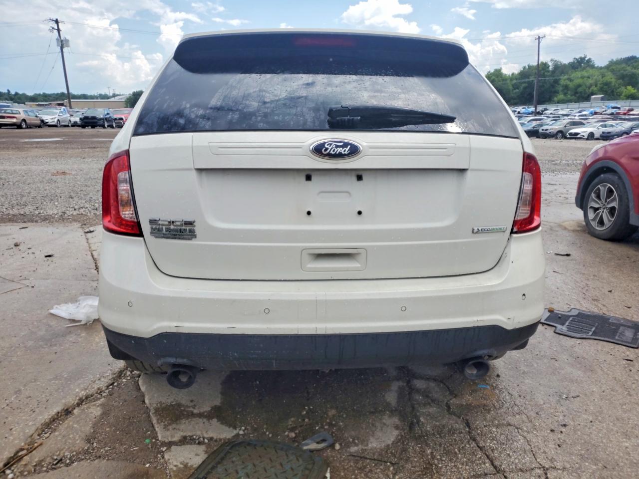 2013 Ford Edge Se White vin: 2FMDK3G93DBE32180